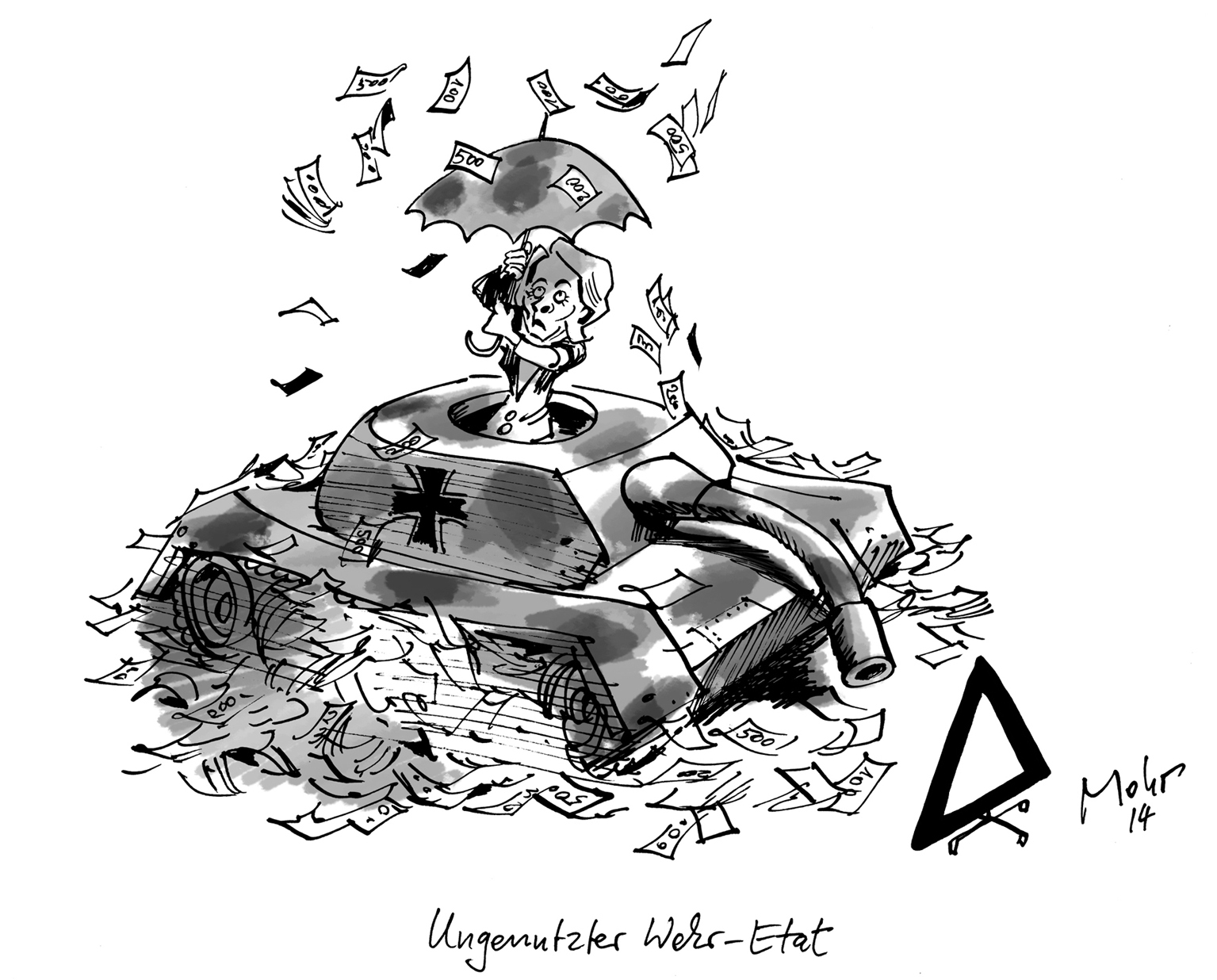 Ungenutzter Wehr-Etat