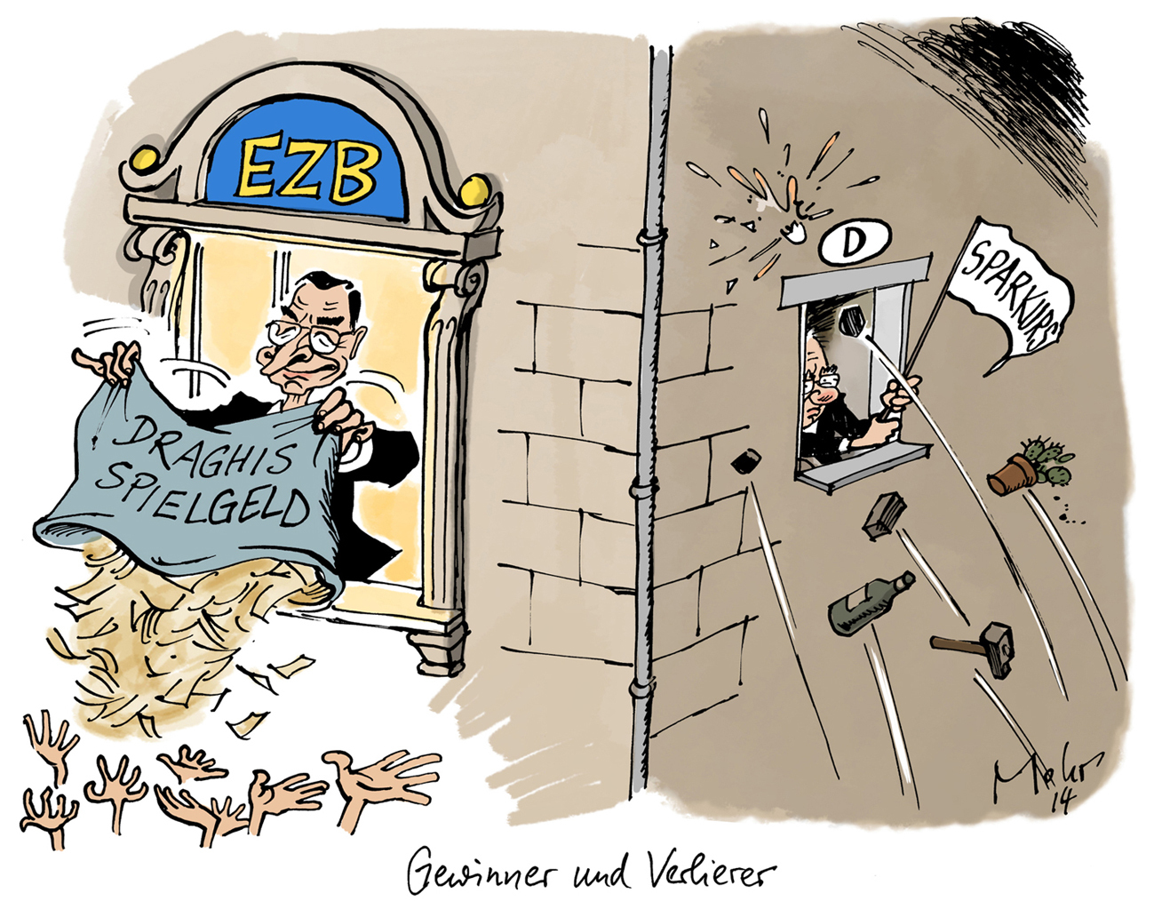 Gewinner und Verlierer