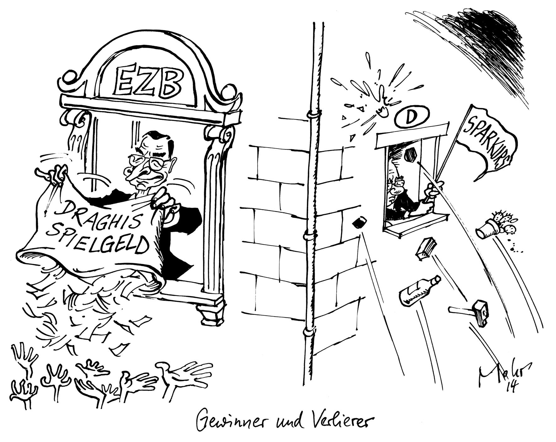 Gewinner und Verlierer