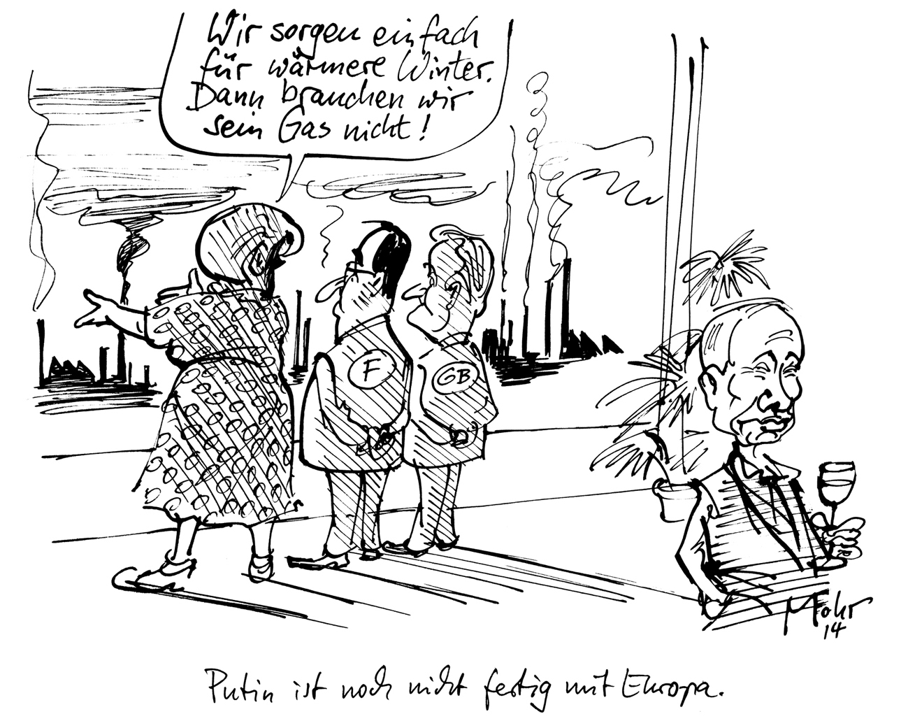 Putin ist noch nicht fertig mit Europa.