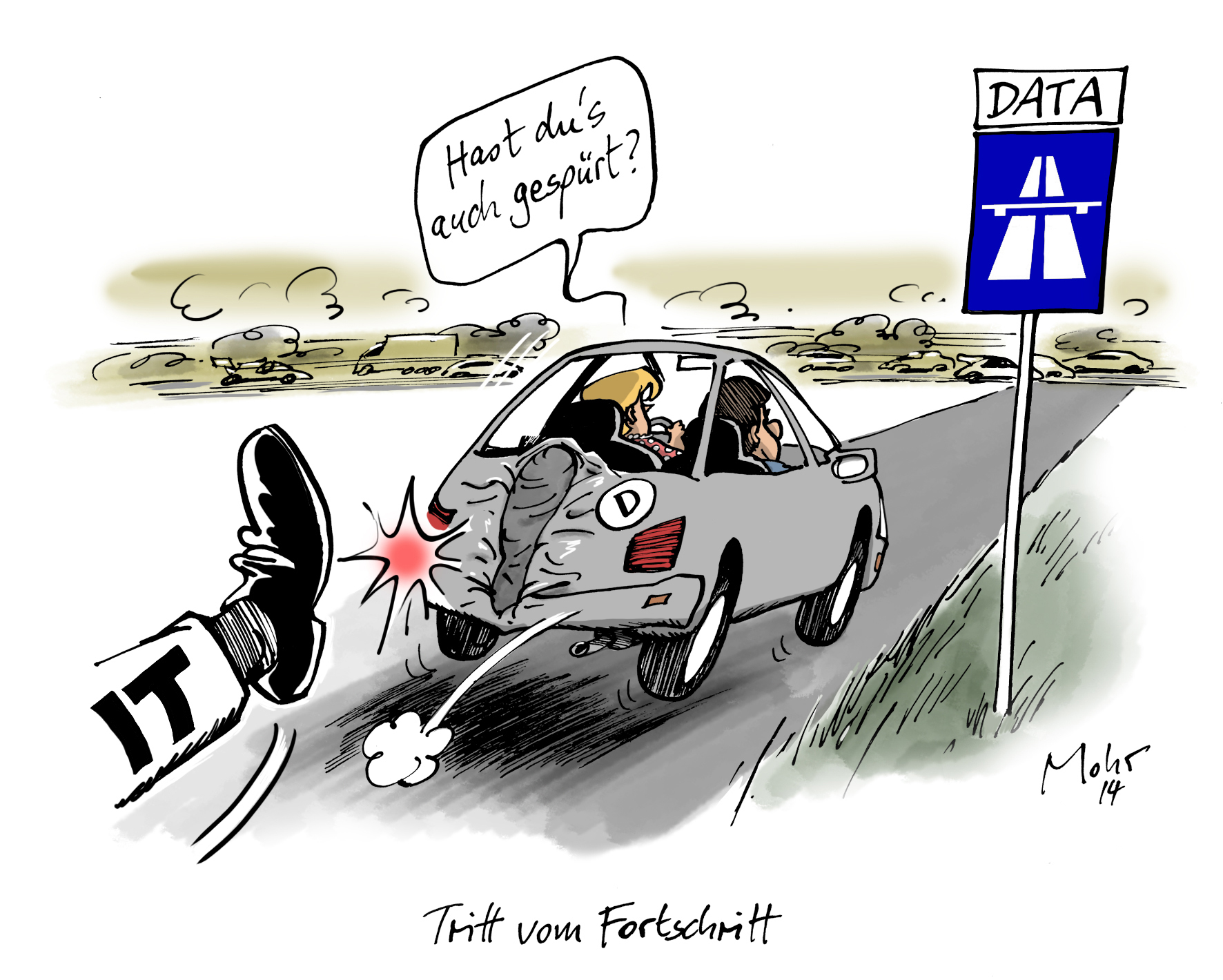 Tritt vom Fortschritt