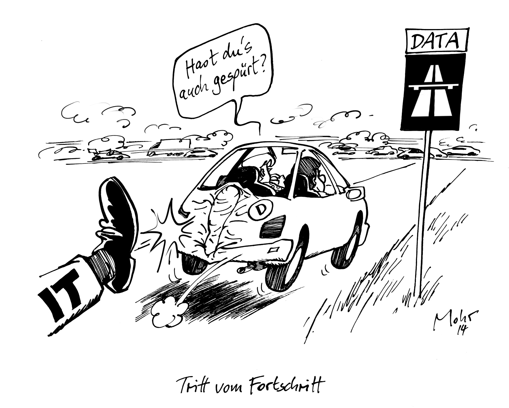 Tritt vom Fortschritt