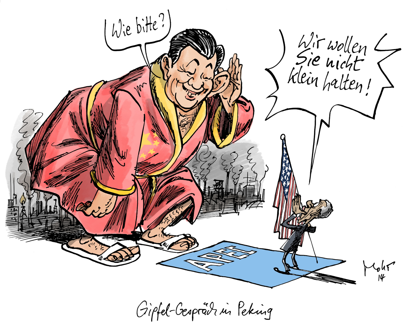 Gipfel-Gespräch in Peking