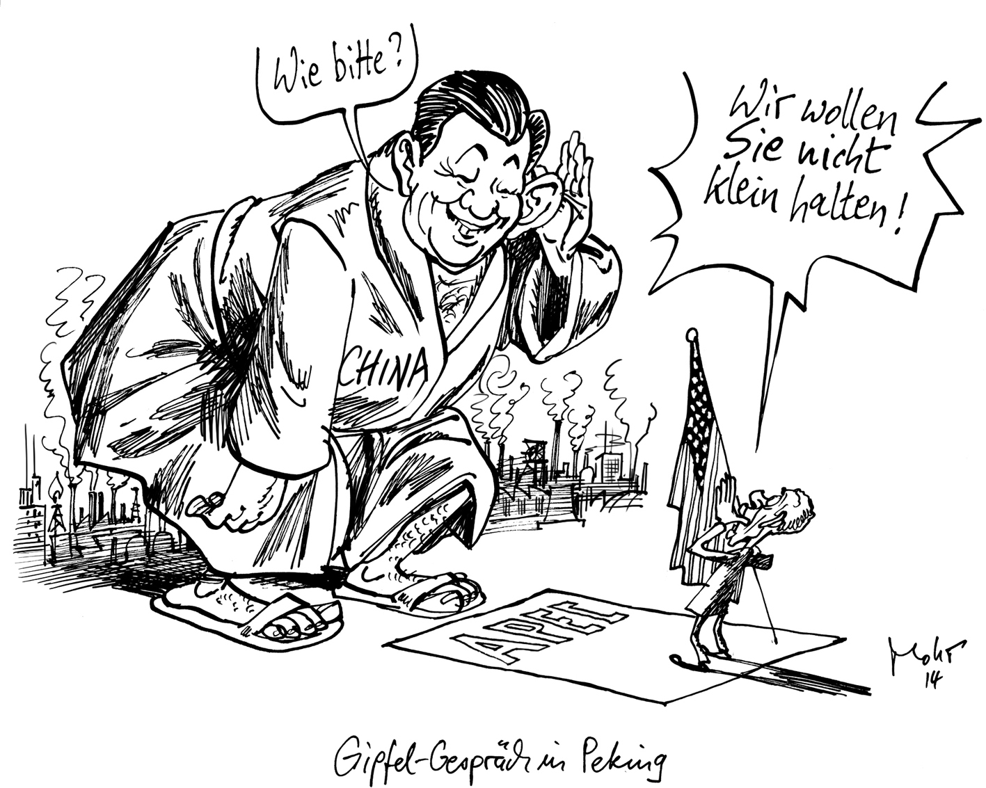 Gipfel-Gespräch in Peking