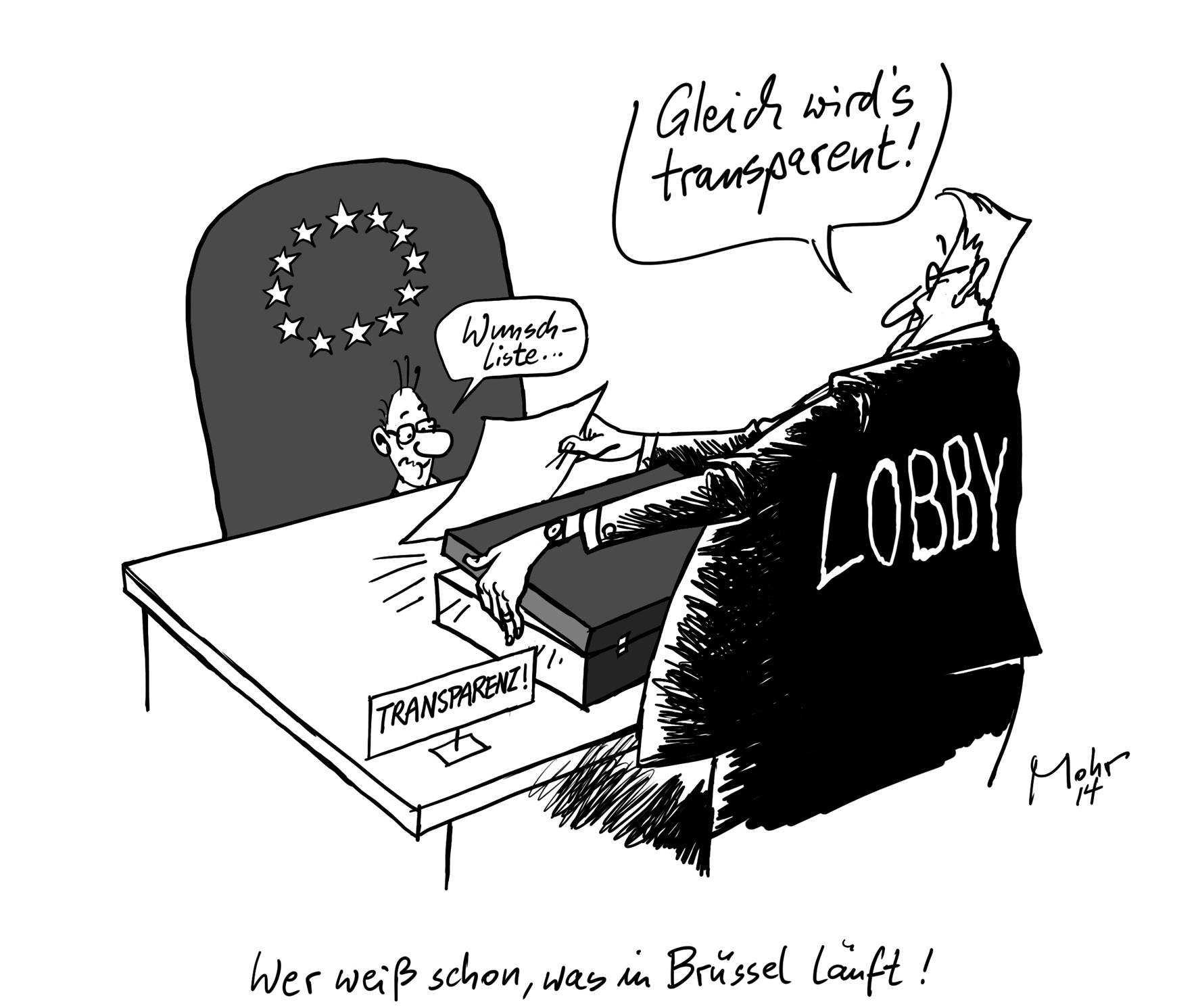 Wer weiß schon, was in Brüssel läuft!