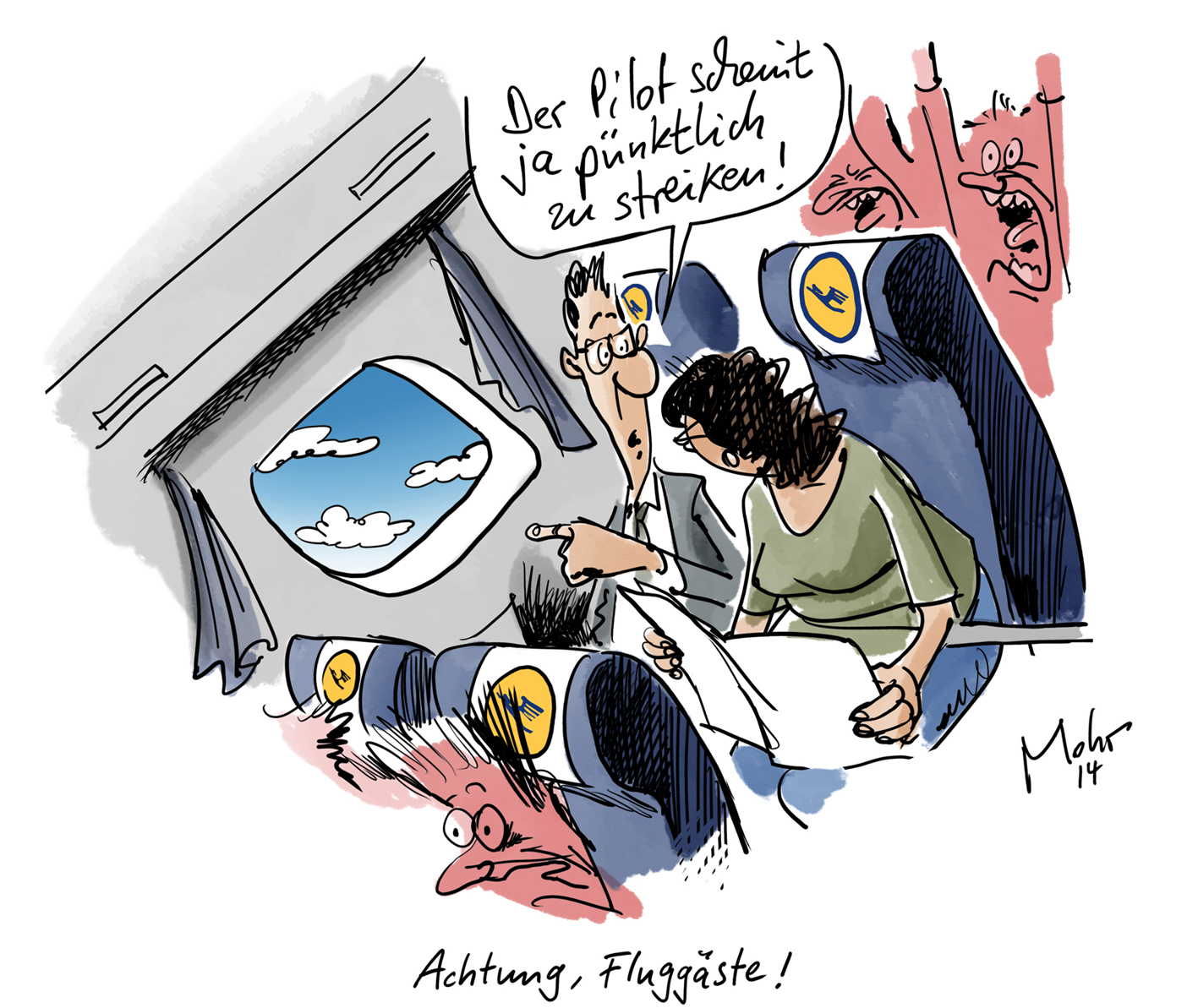 Achtung, Fluggäste!