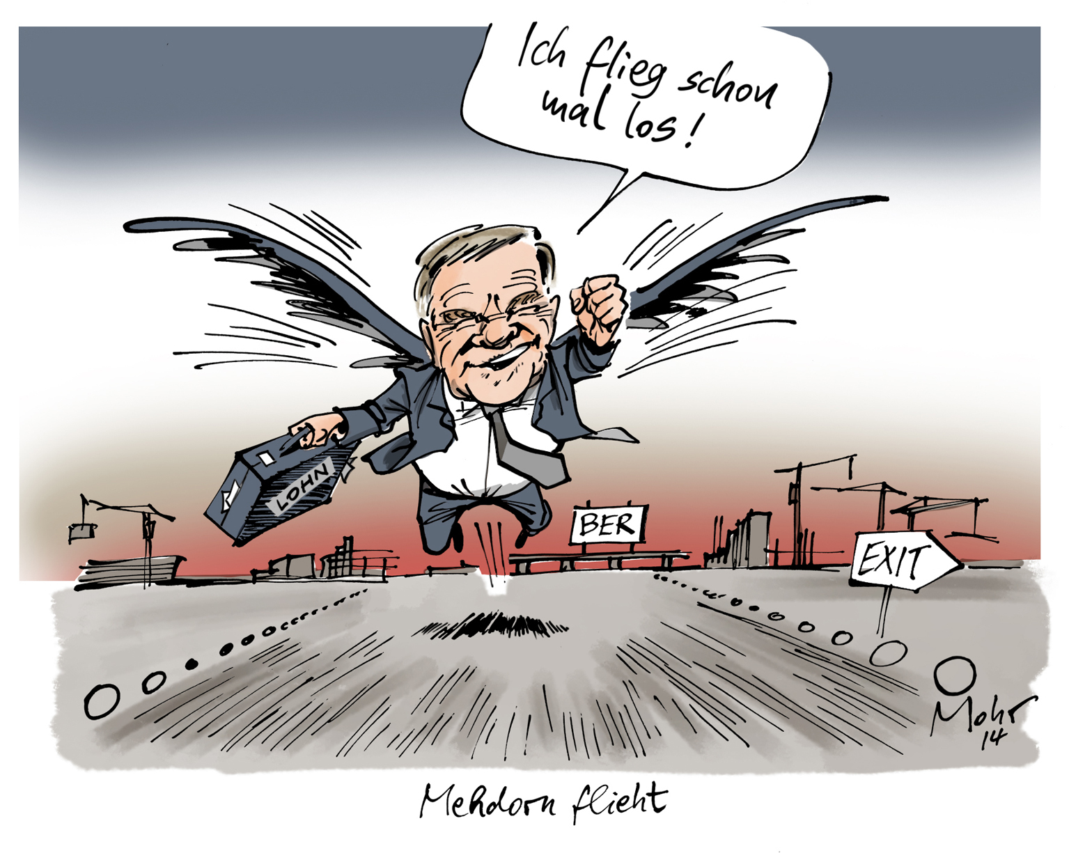 Mehdorn flieht