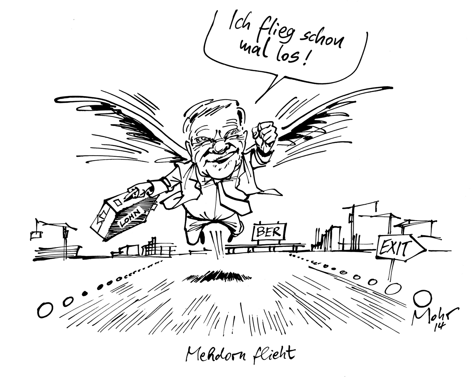 Mehdorn flieht