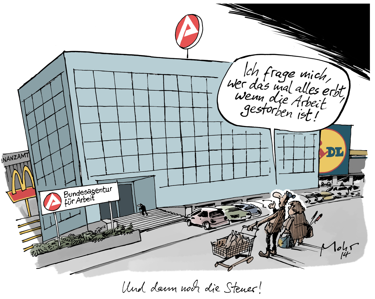 Und dann noch die Steuer!
