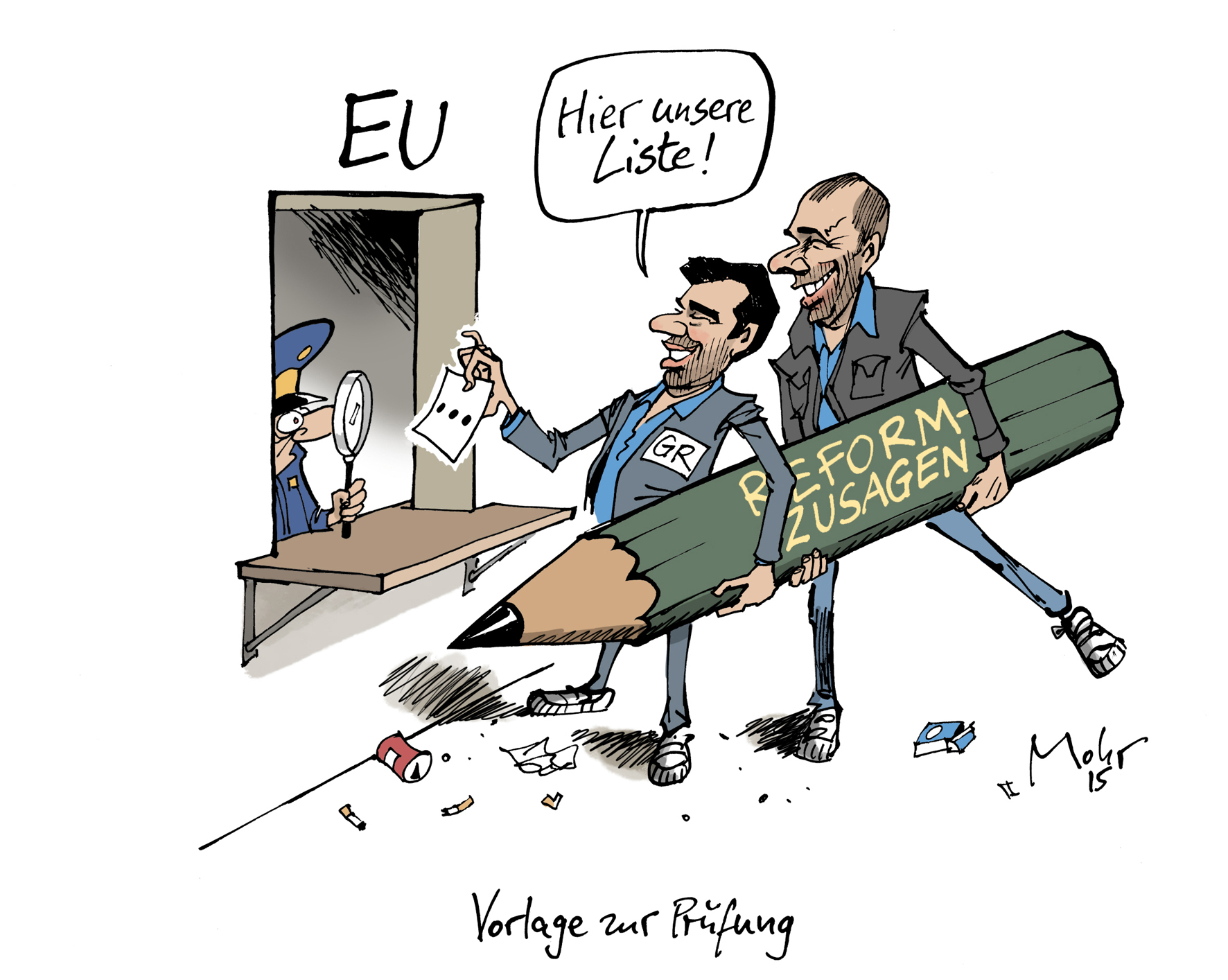 Vorlage zur Prüfung