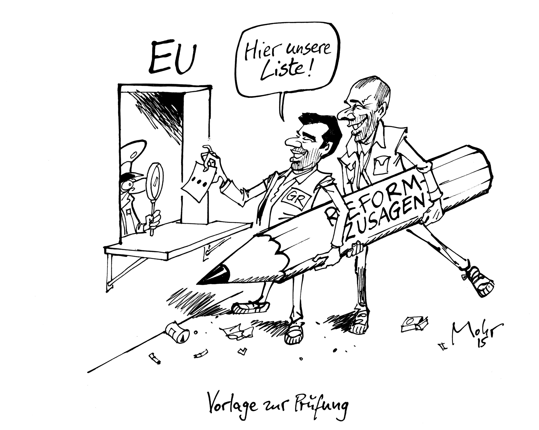 Vorlage zur Prüfung