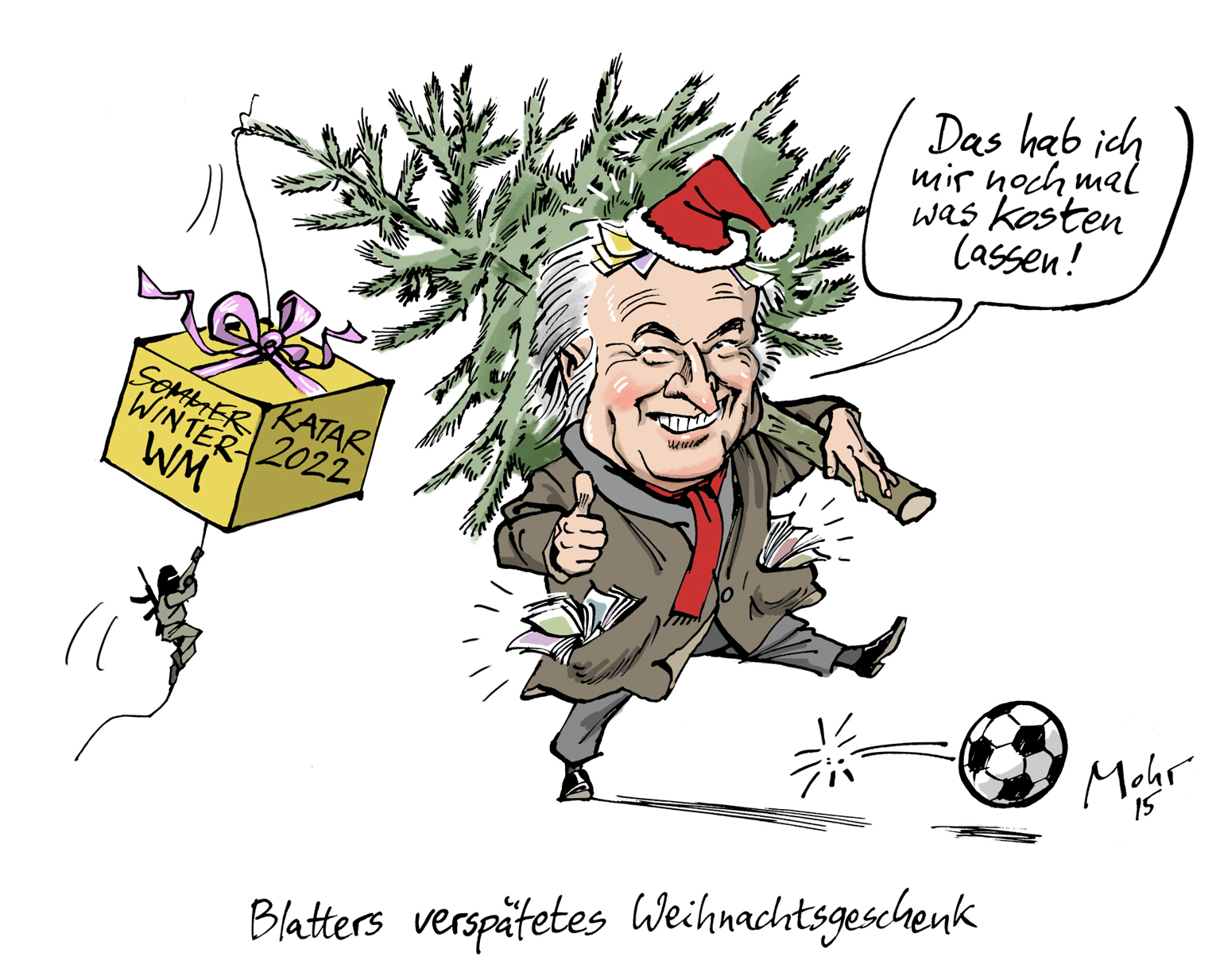 Blatters verspätetes Weihnachtsgeschenk