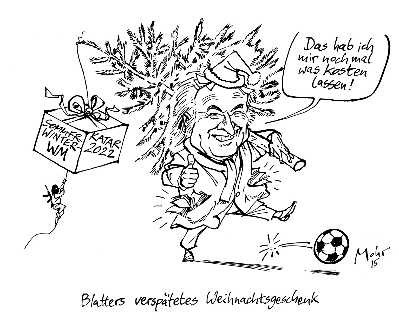 Blatters verspätetes Weihnachtsgeschenk