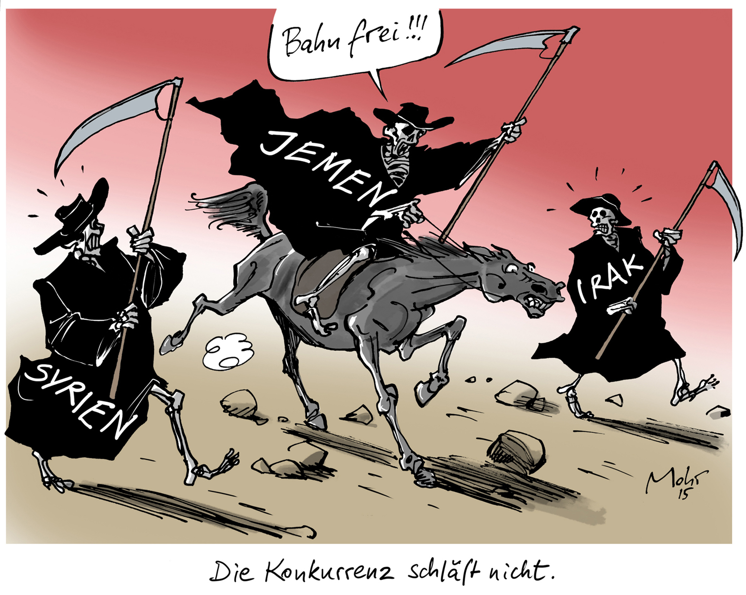 Die Konkurrenz schläft nicht.