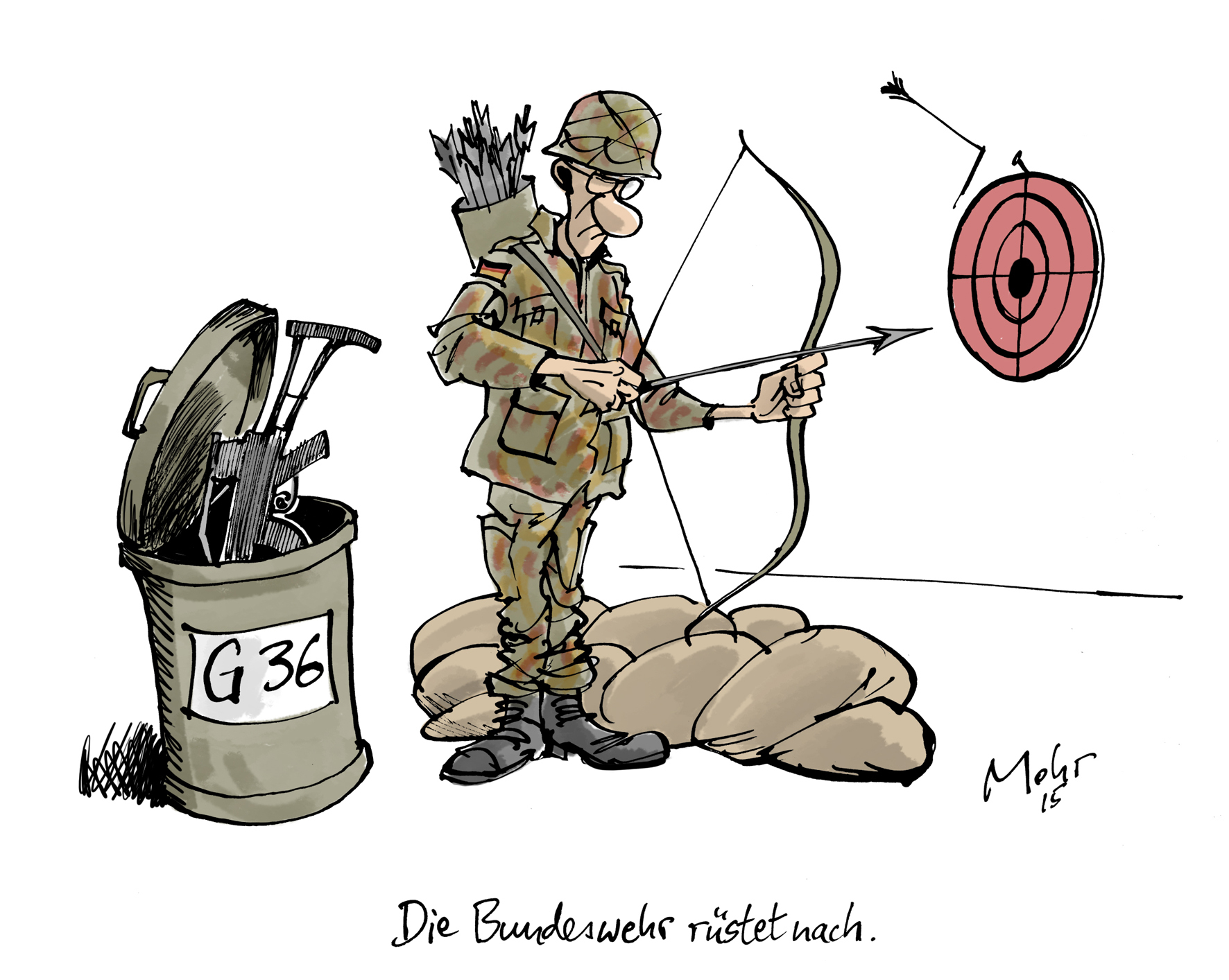 Die Bundeswehr rüstet nach.