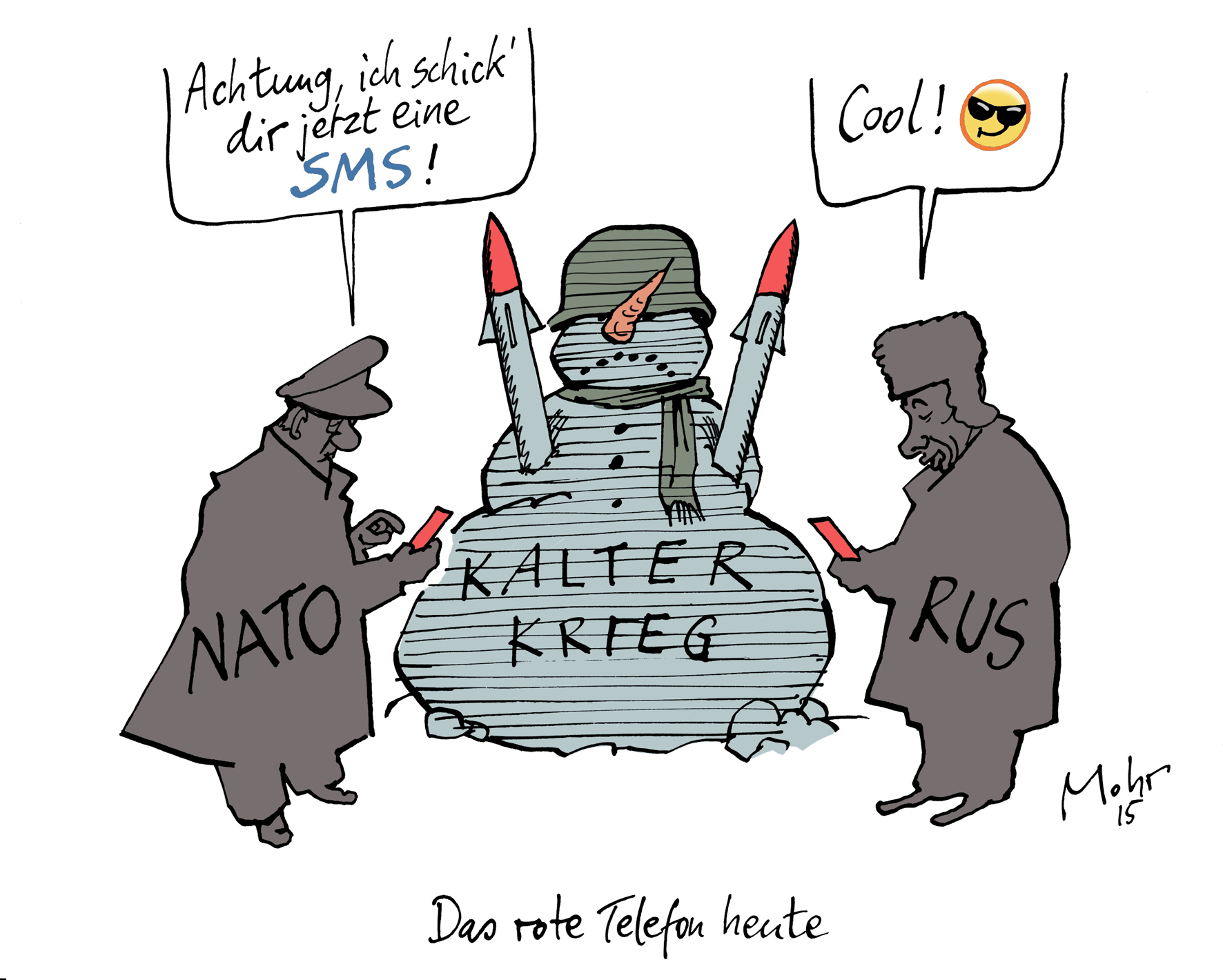 Das rote Telefon heute