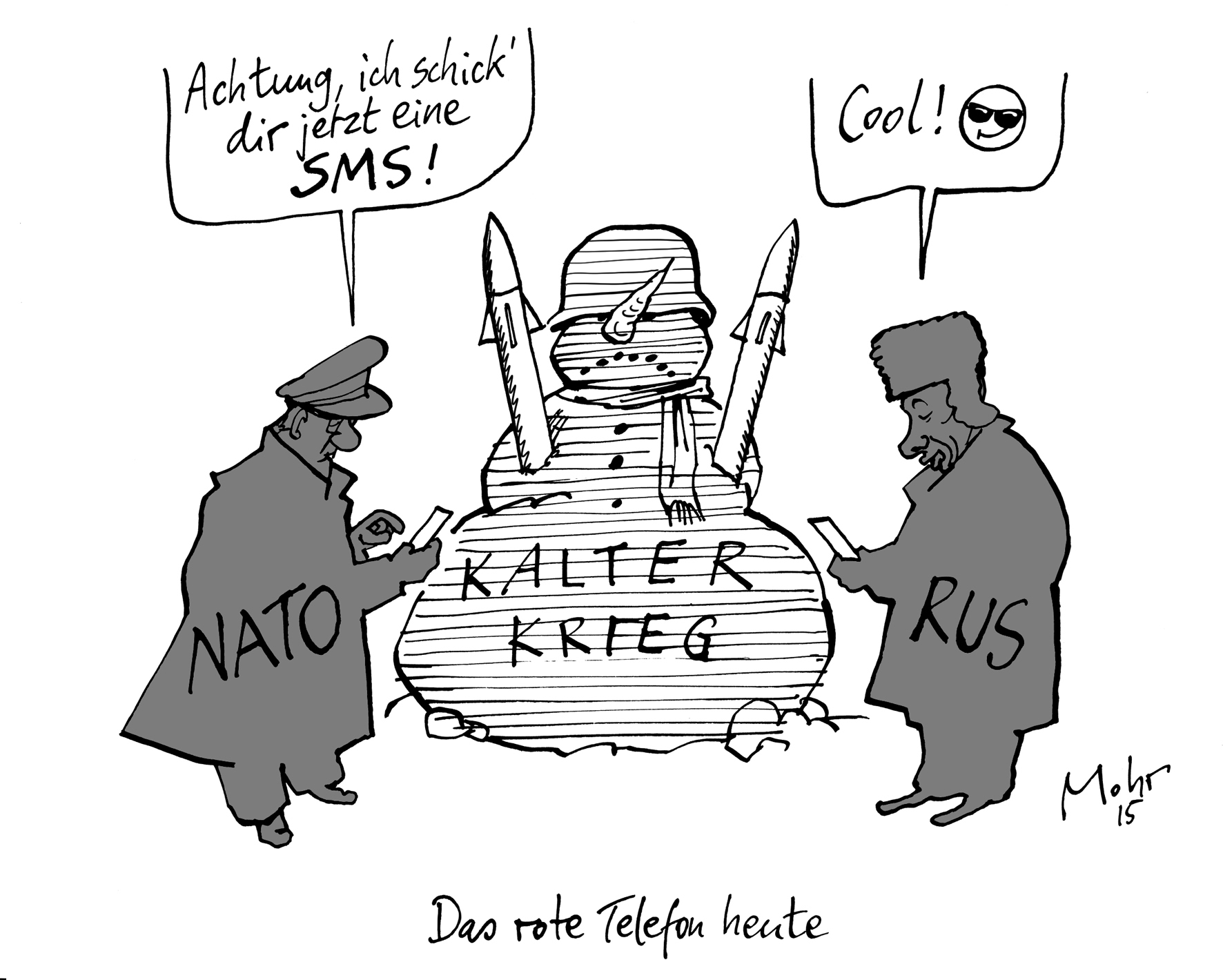 Das rote Telefon heute