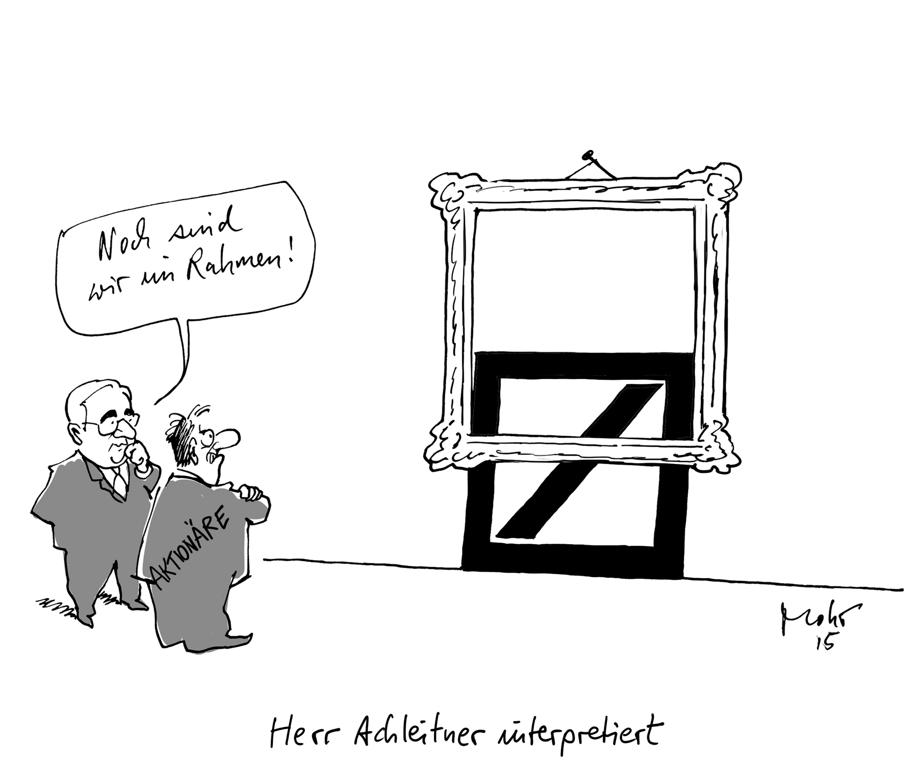 Herr Achleitner interpretiert