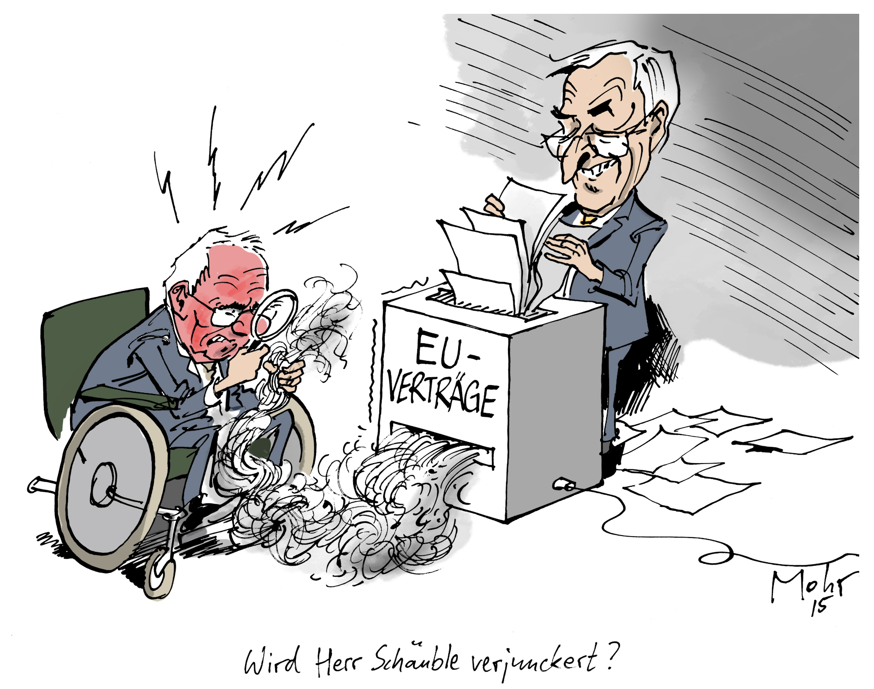 Wird Herr Schäuble verjunckert?