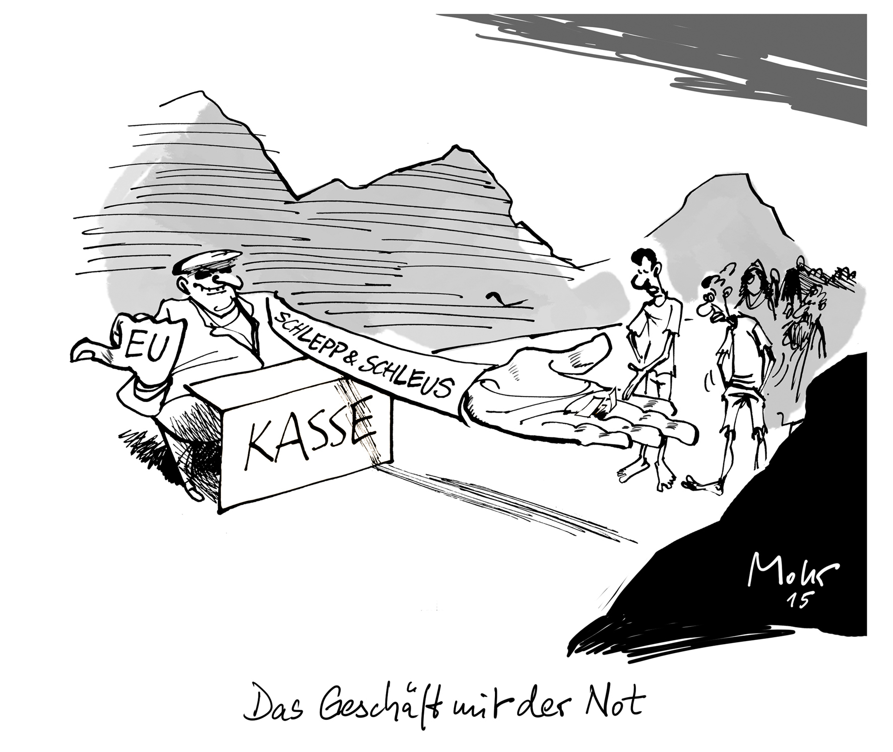 Das Geschäft mit der Not