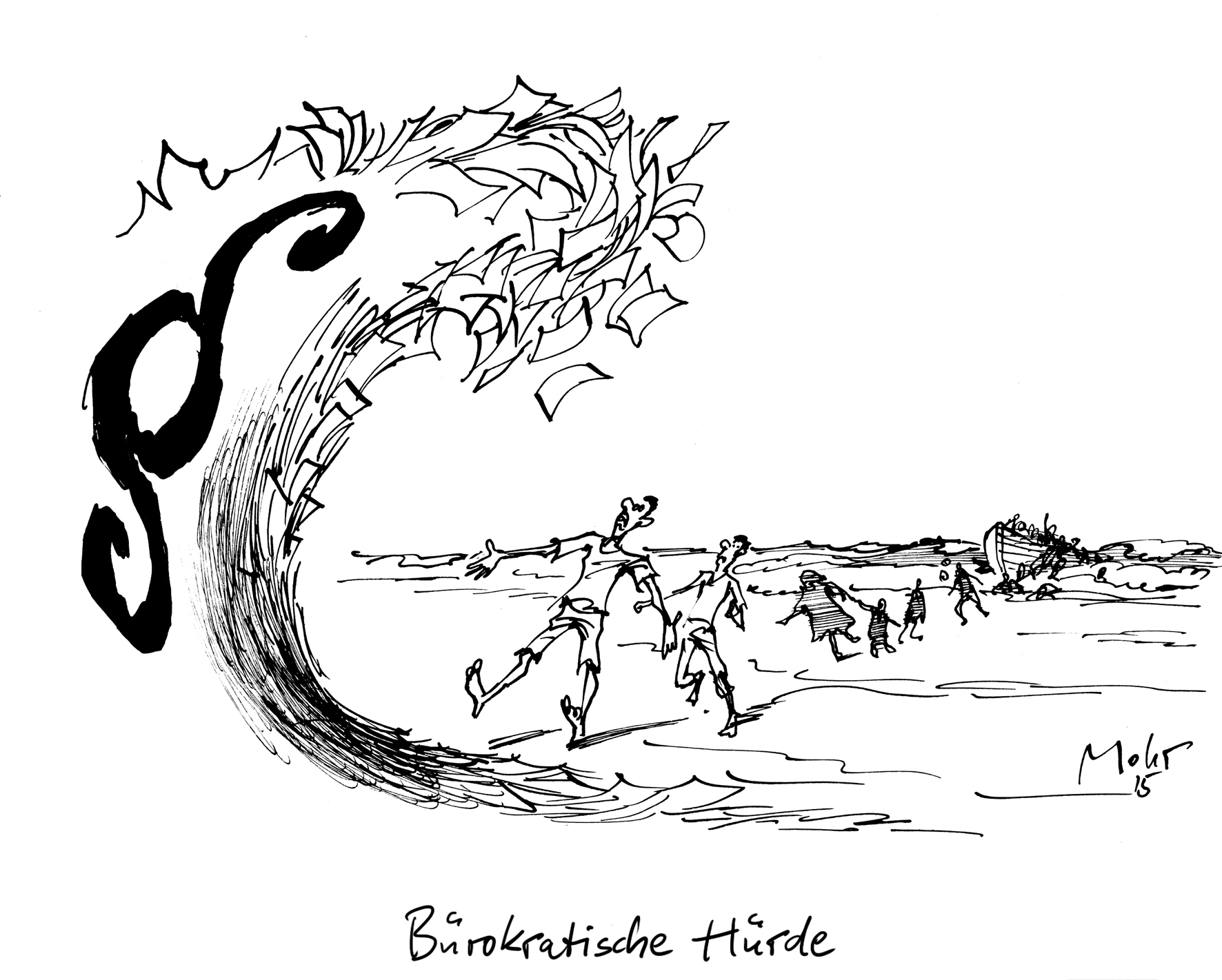 Bürokratische Hürde