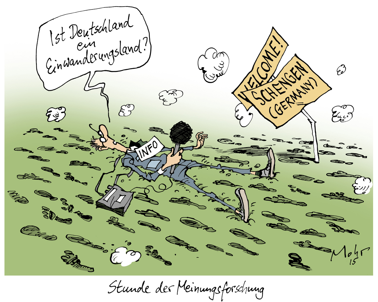 Stunde der Meinungsforschung