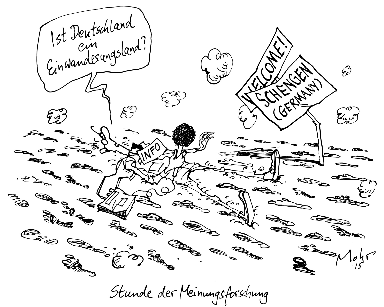 Stunde der Meinungsforschung