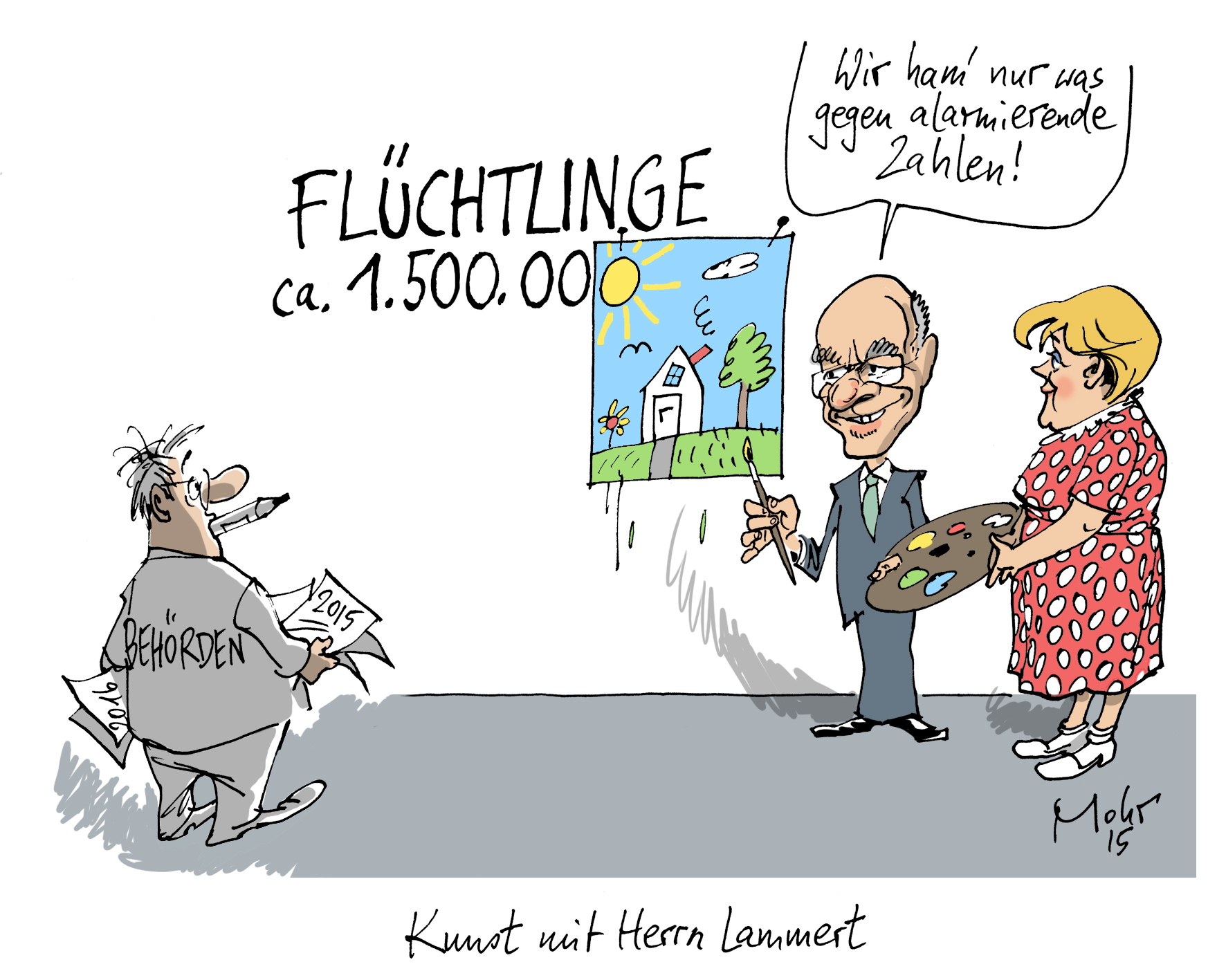 Kunst mit Herrn Lammert