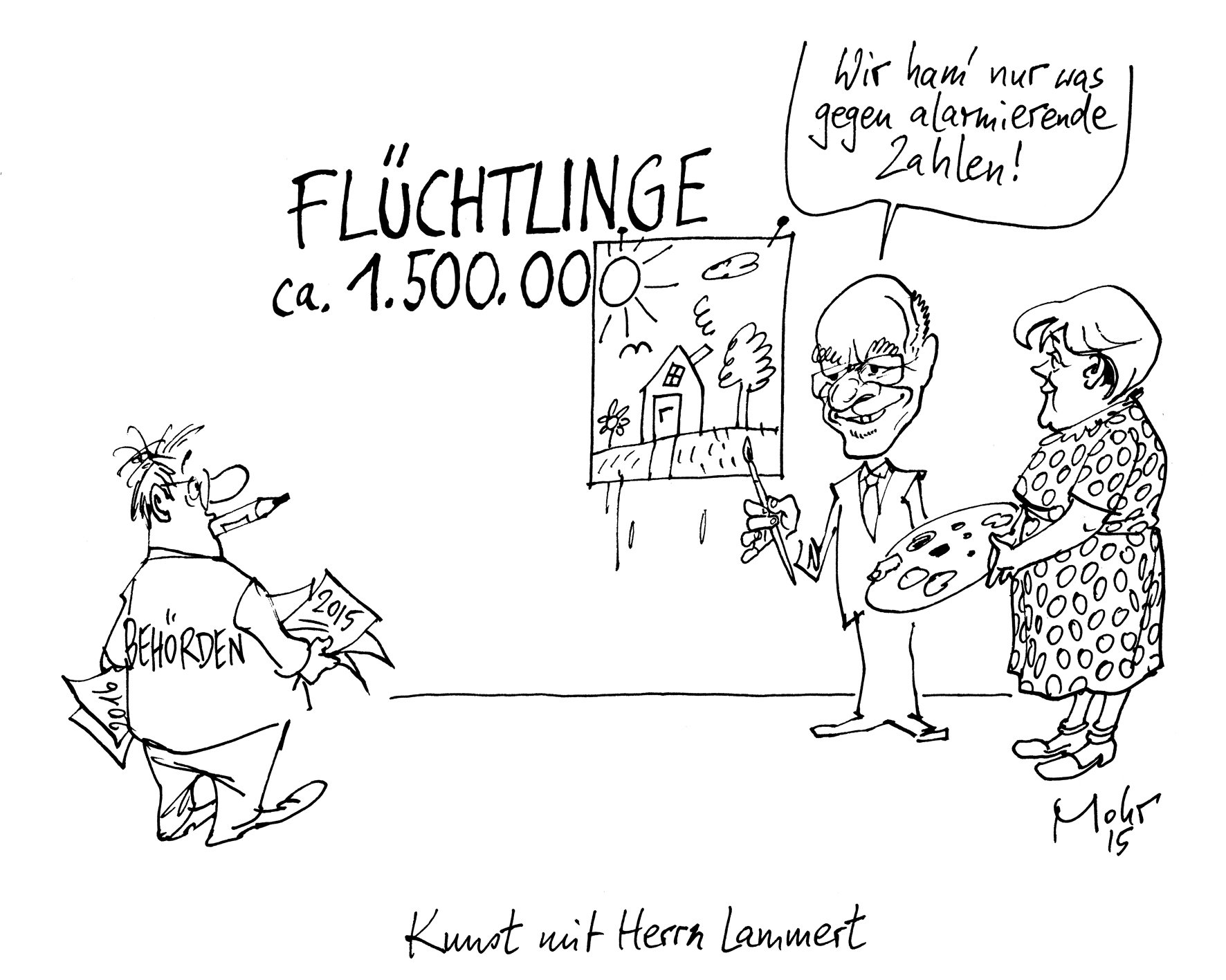 Kunst mit Herrn Lammert
