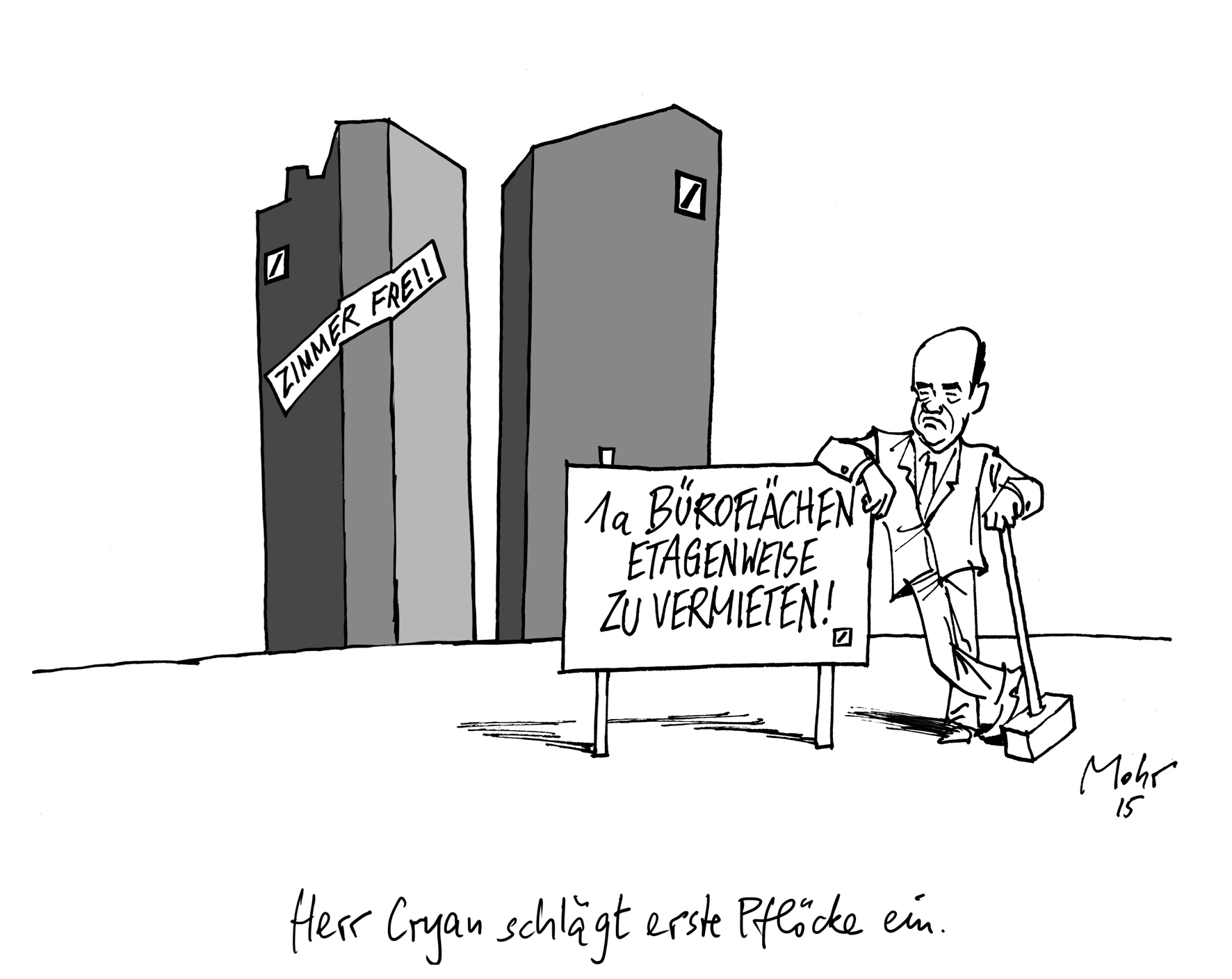 John Cryan schlägt erste Pflöcke ein.