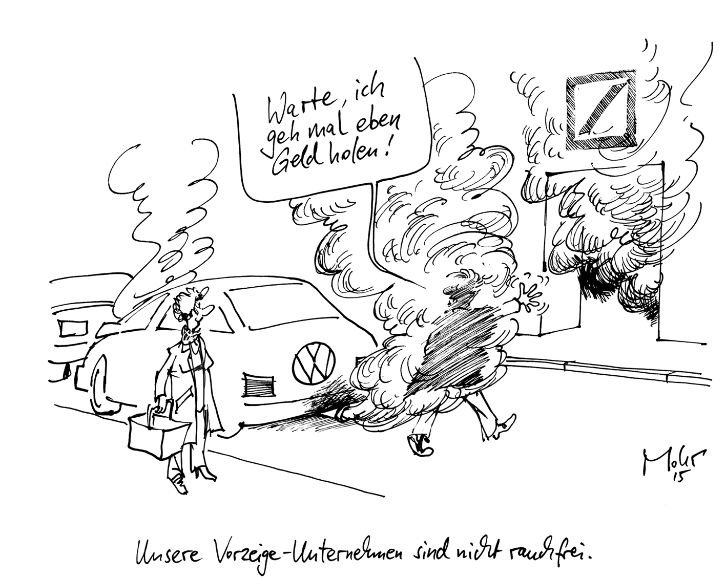 Unsere Vorzeige-Unternehmen sind nicht rauchfrei.