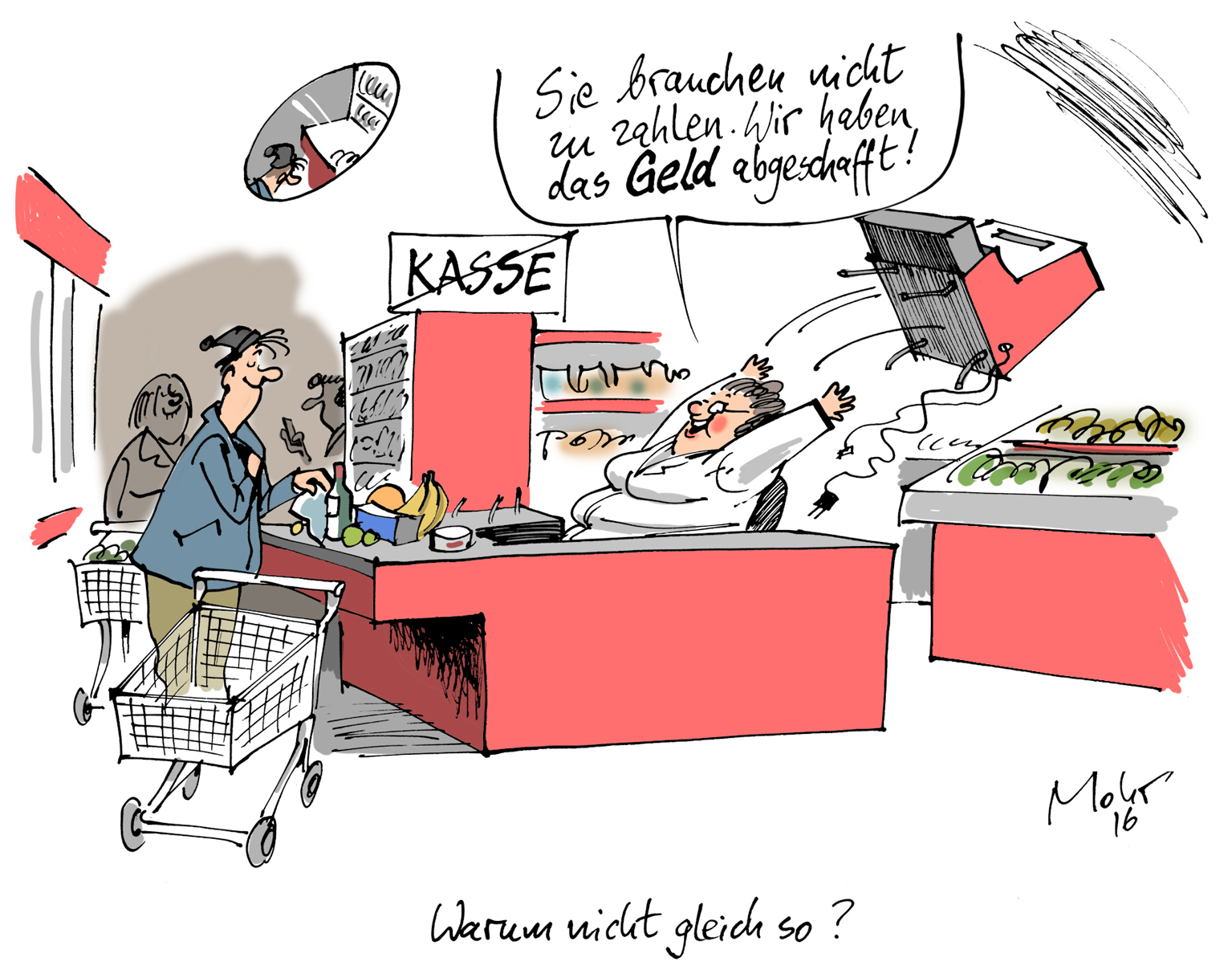 Warum nicht gleich so?