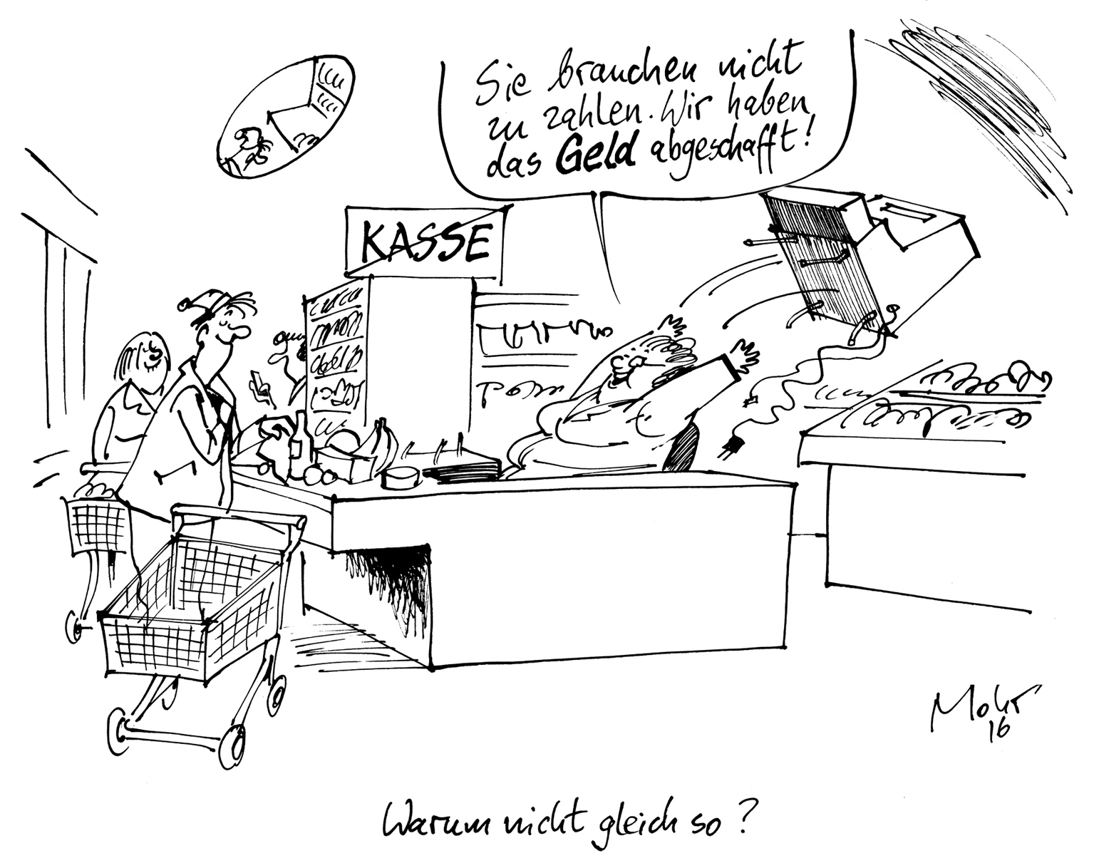 Warum nicht gleich so?