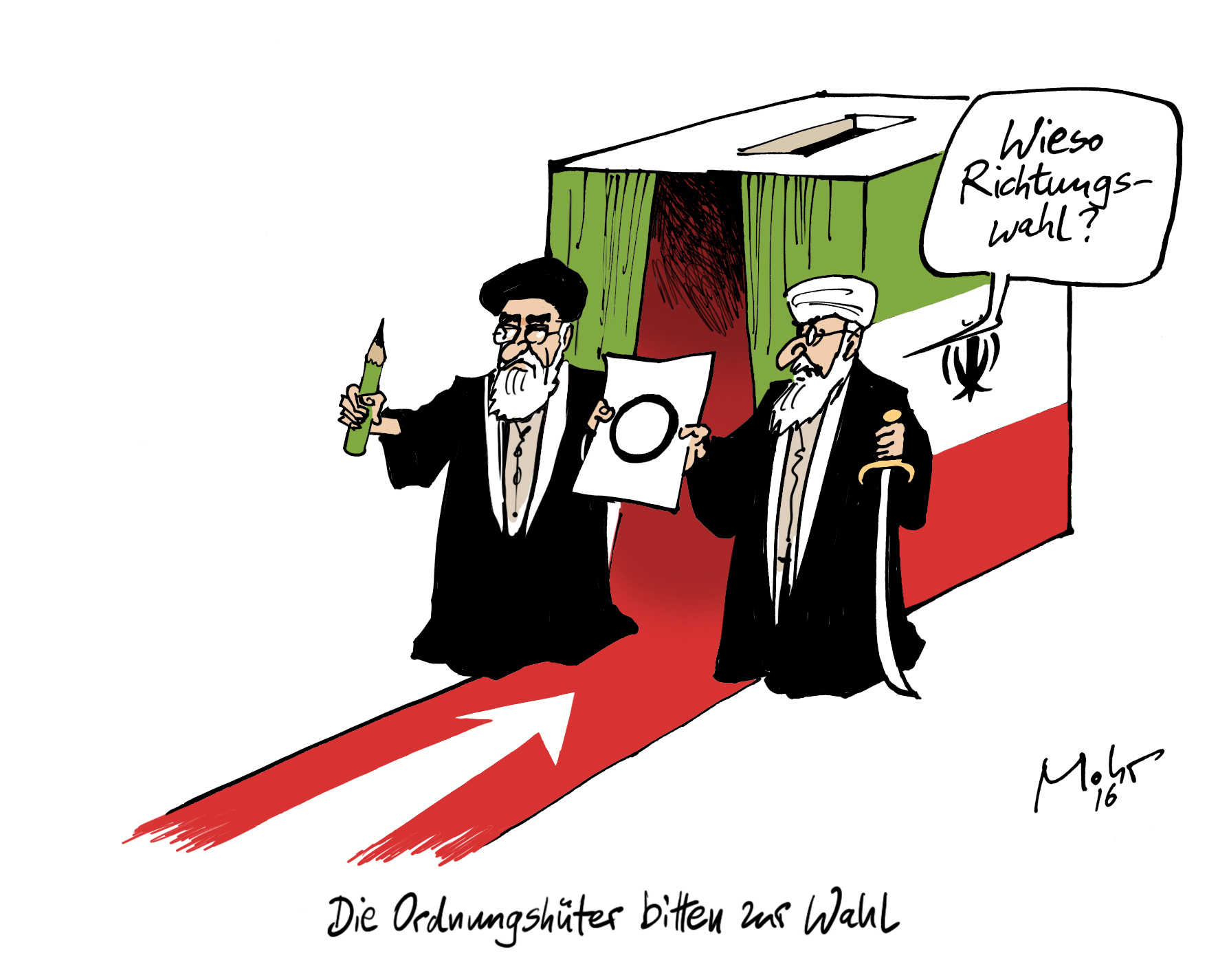 Die Ordnungshüter bitten zur Wahl