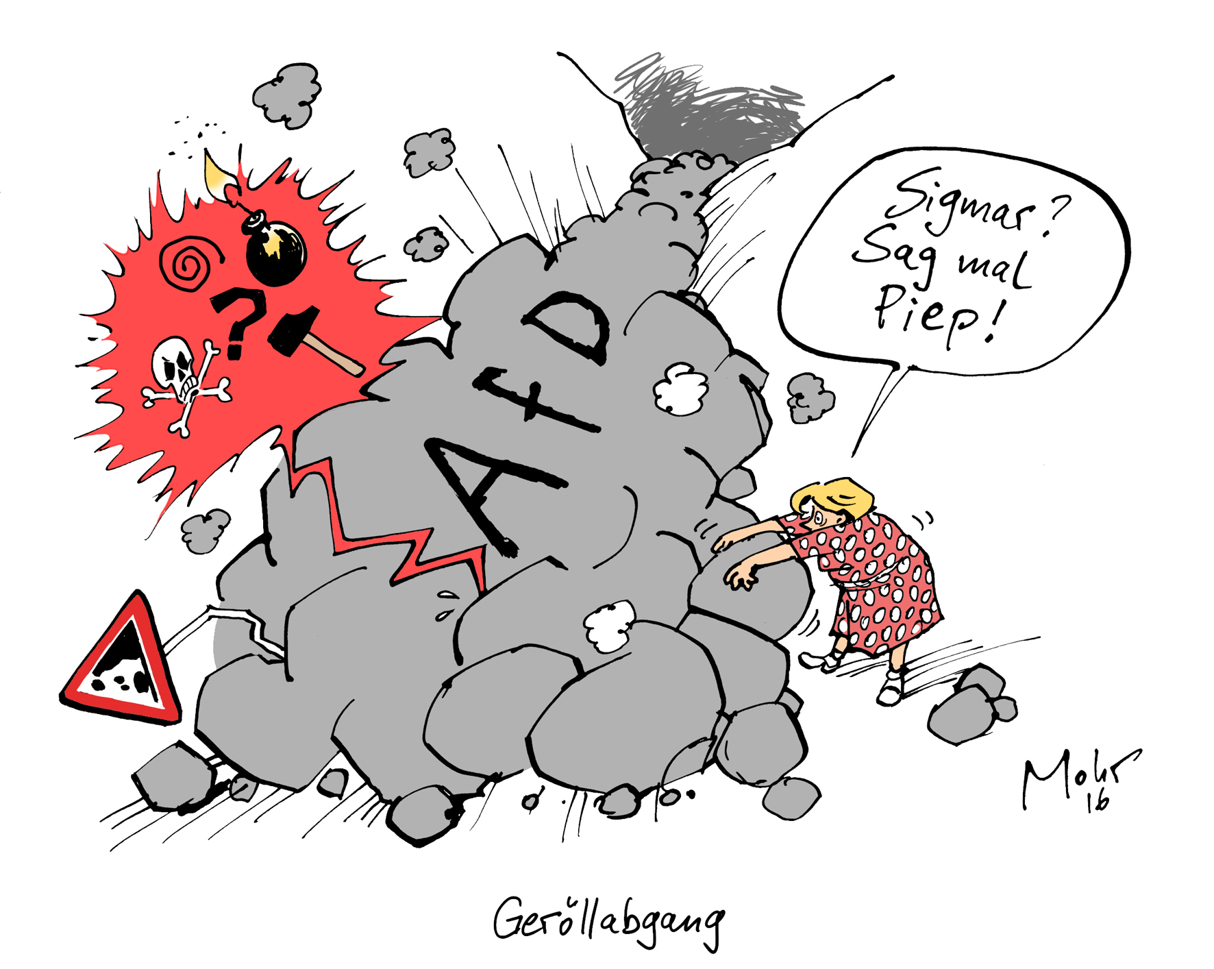 Geröllabgang