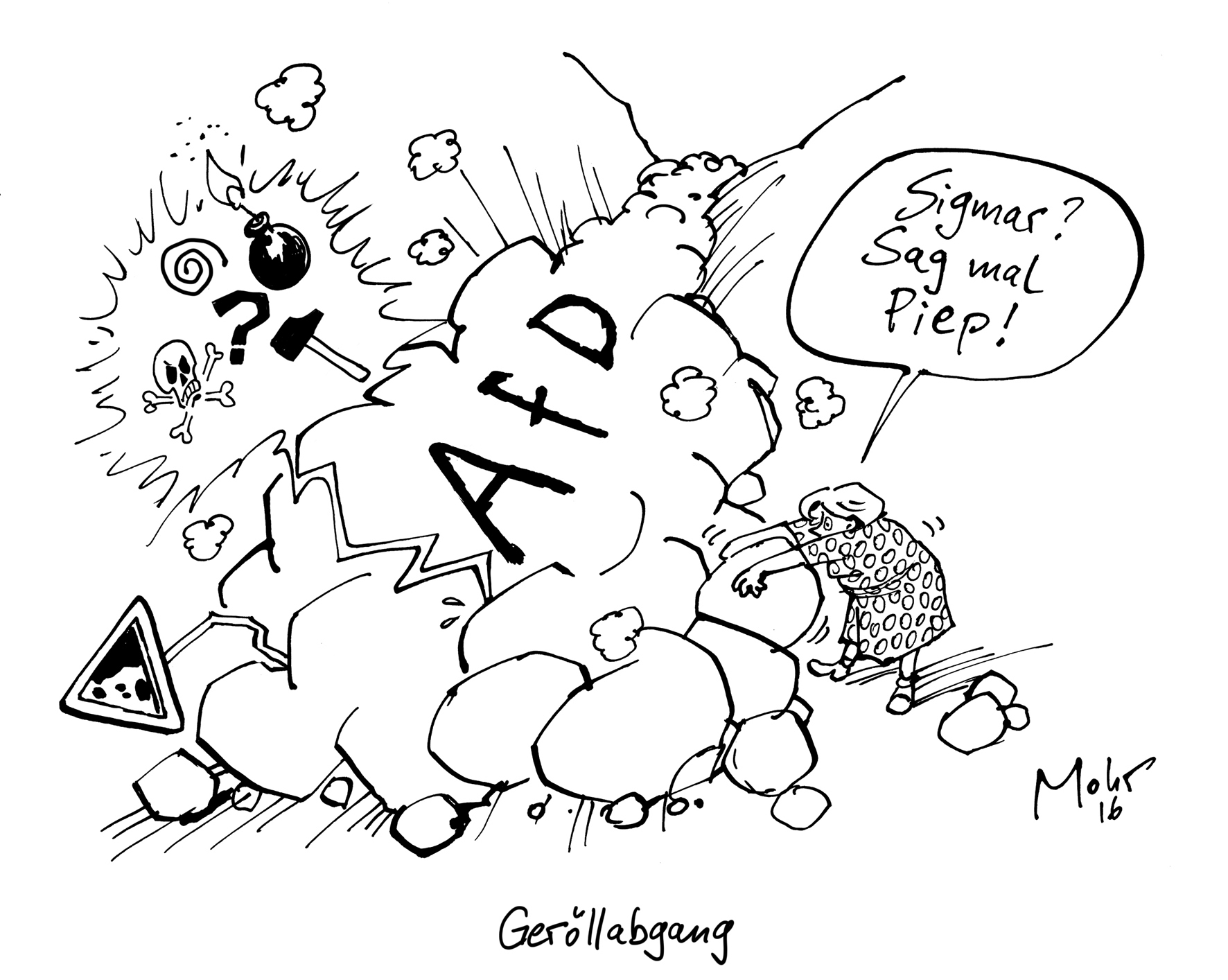 Geröllabgang