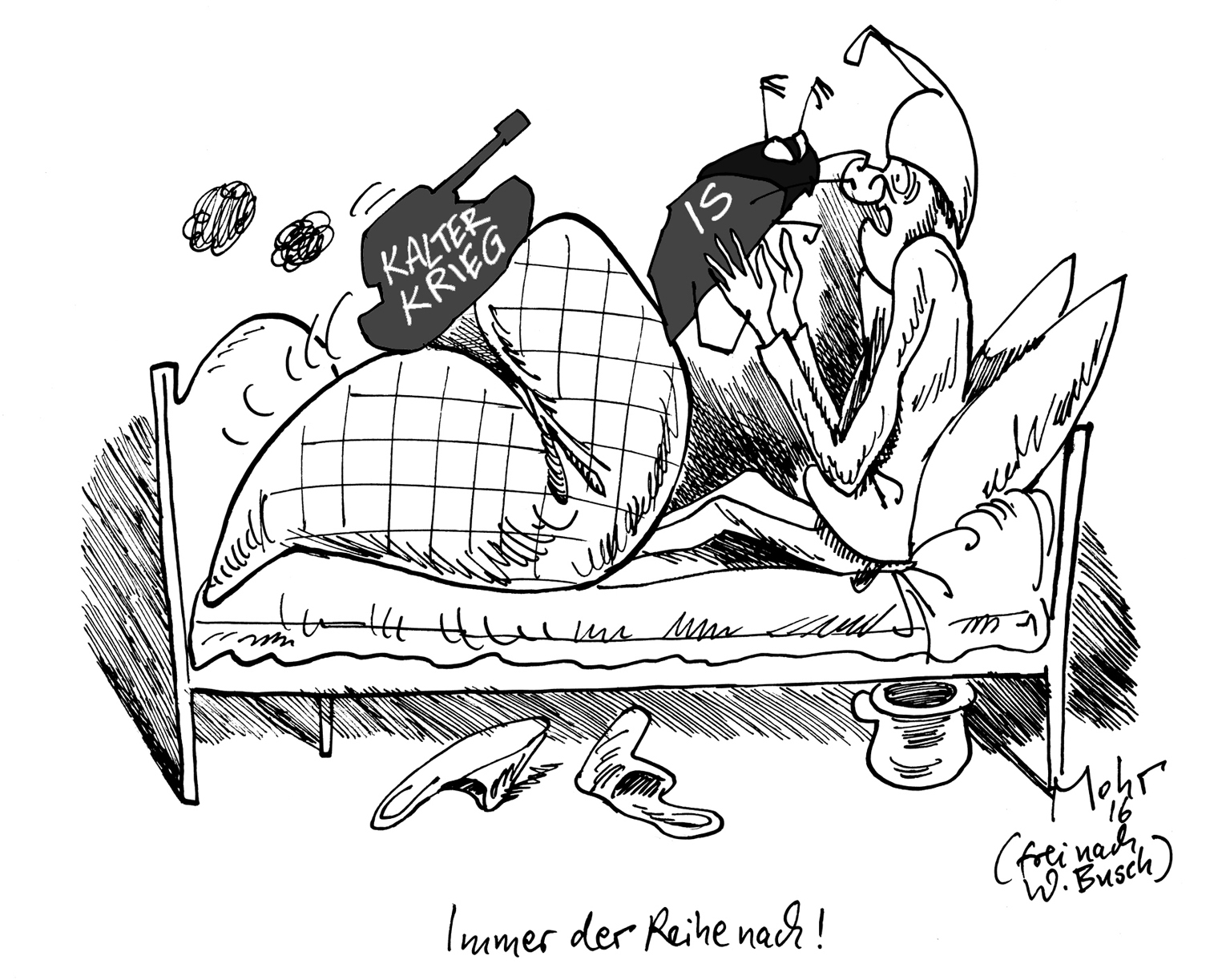 Immer der Reihe nach!