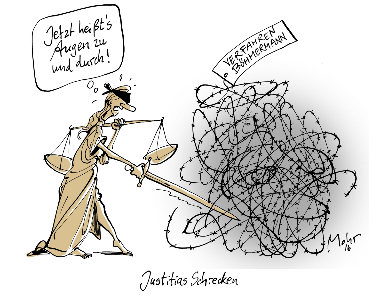 Justitias Schrecken