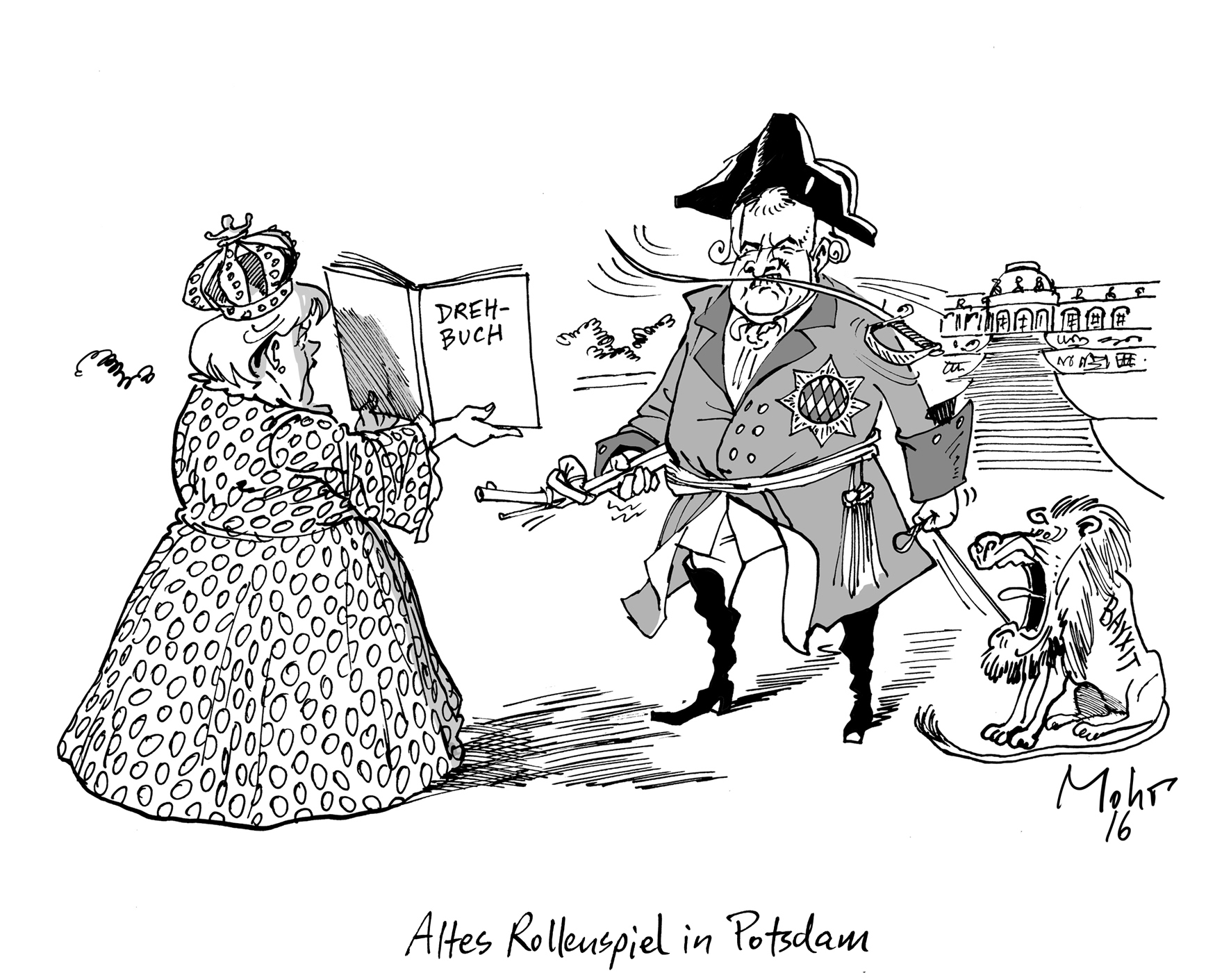 Altes Rollenspiel in Potsdam