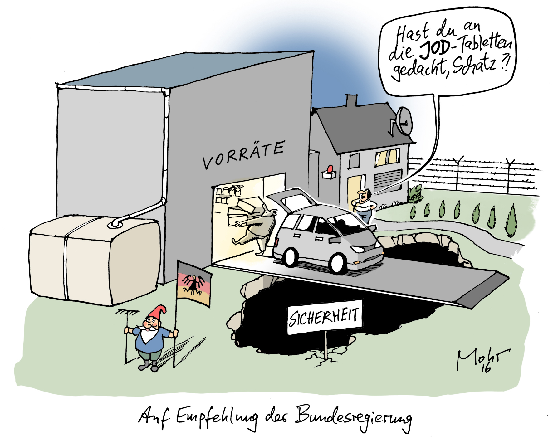 Auf Empfehlung der Bundesregierung
