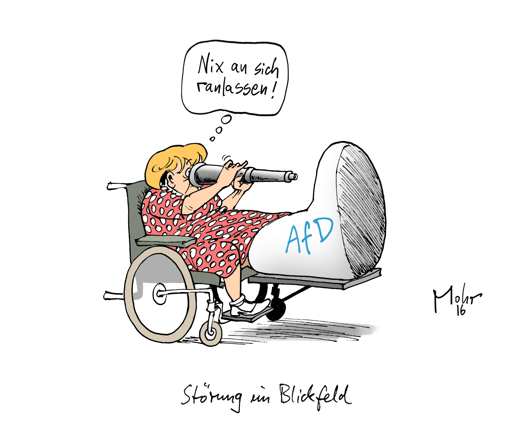 Störung im Blickfeld