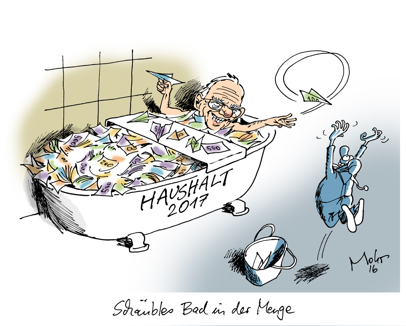 Schäubles Bad in der Menge