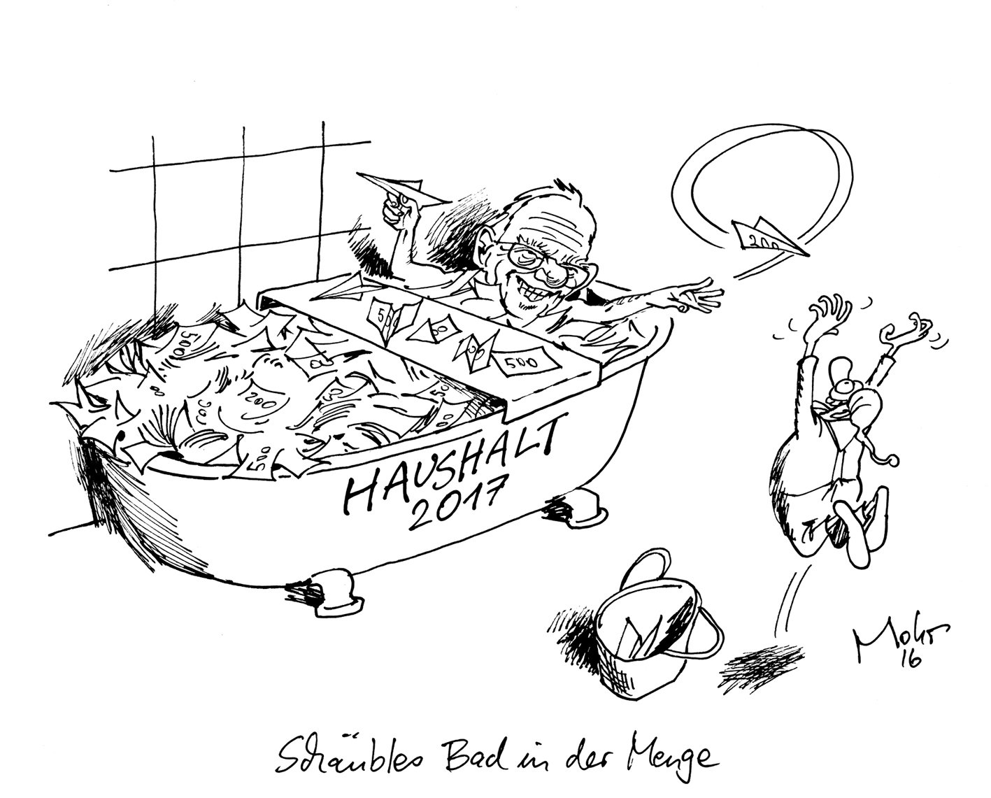 Schäubles Bad in der Menge