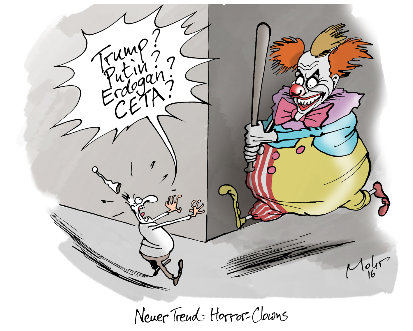 Neuer Trend: Horror-Clowns