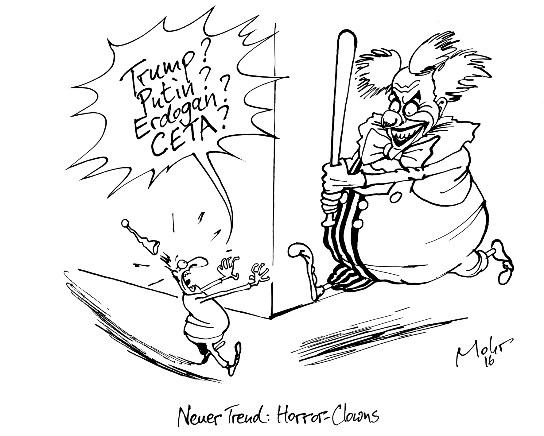 Neuer Trend: Horror-Clowns