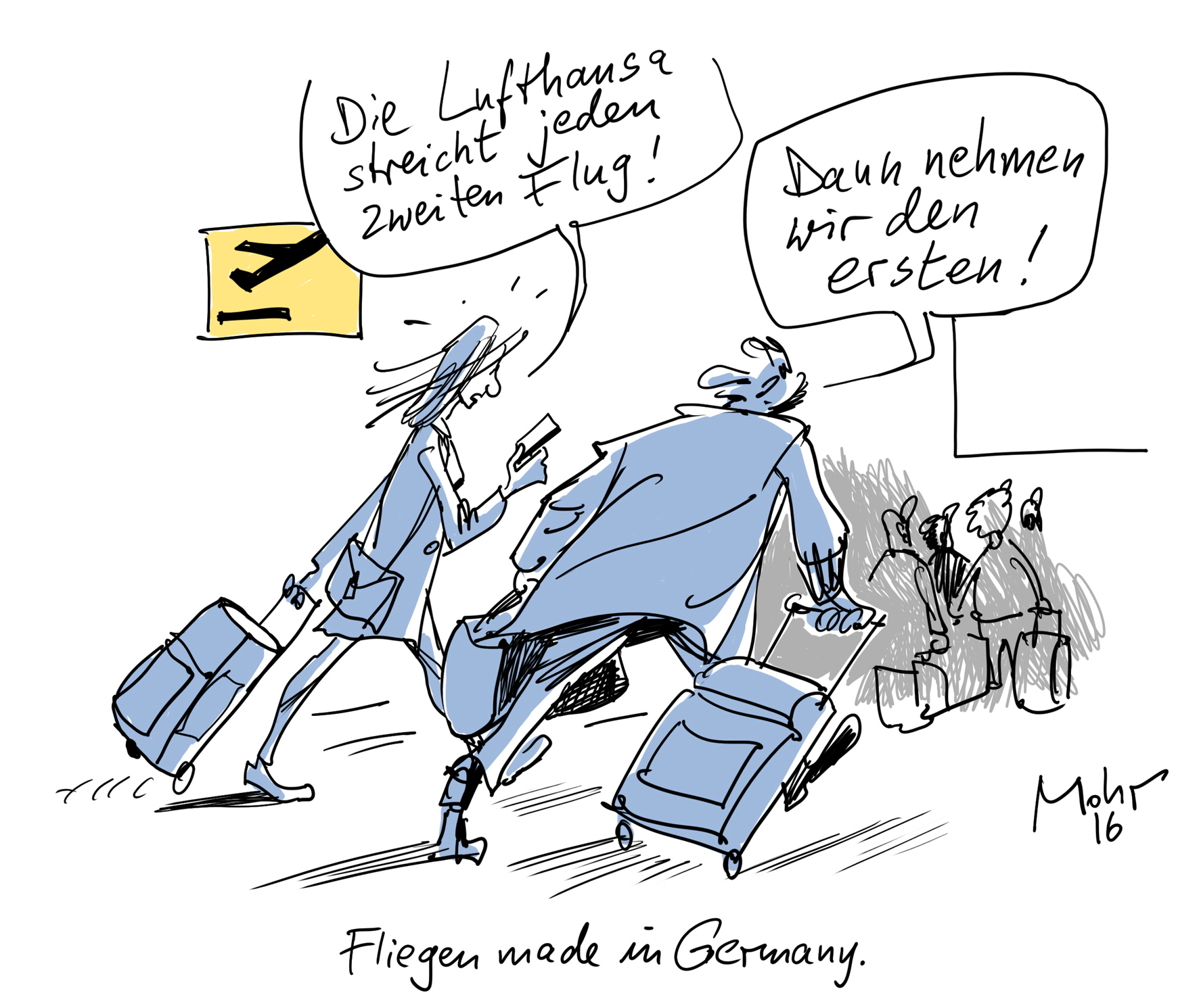Fliegen made in Germany.