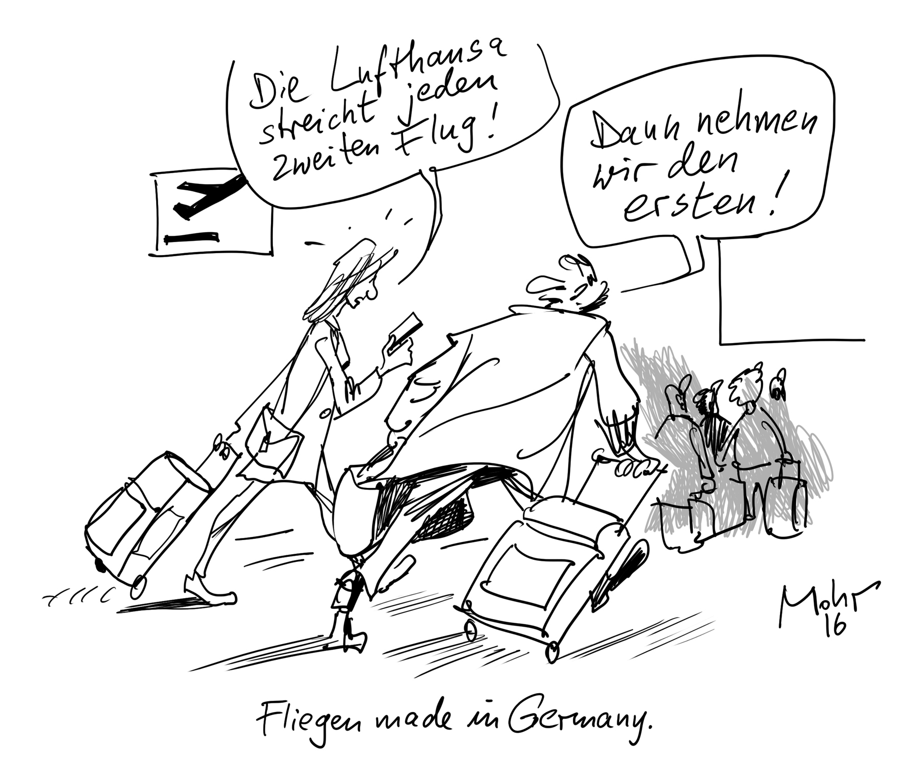 Fliegen made in Germany.