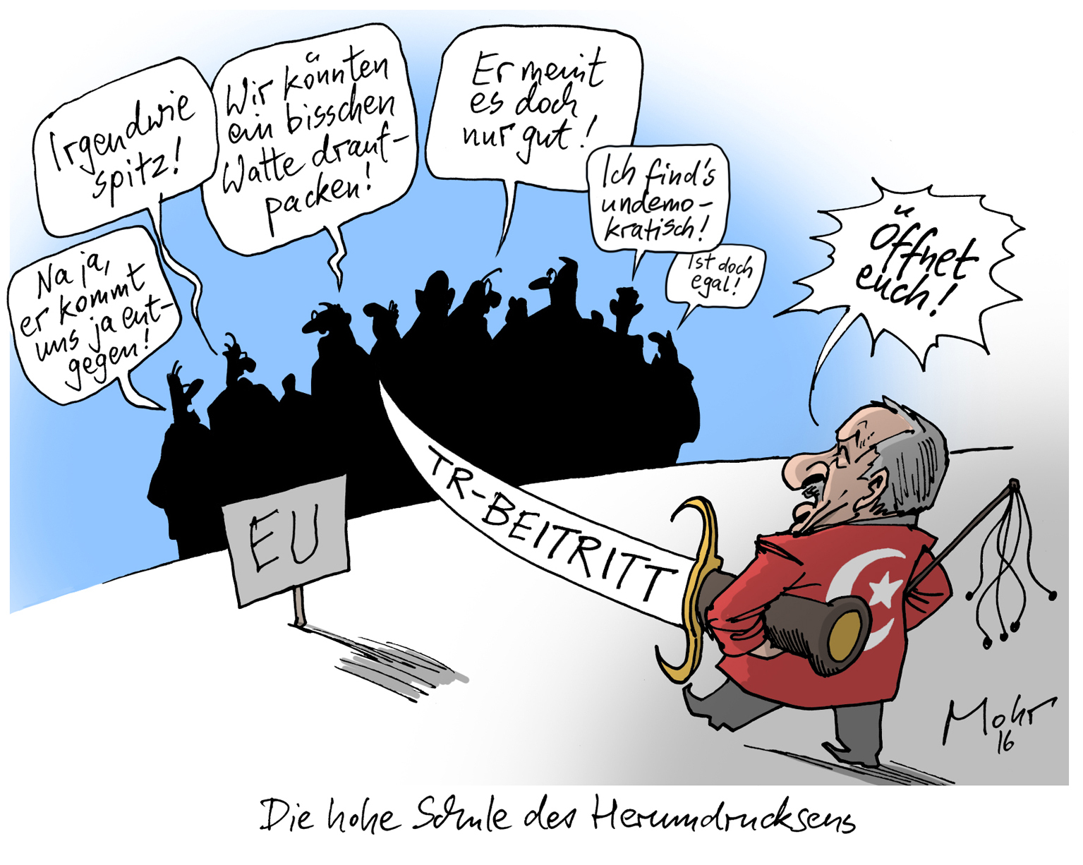 Die hohe Schule des Herumdrucksens