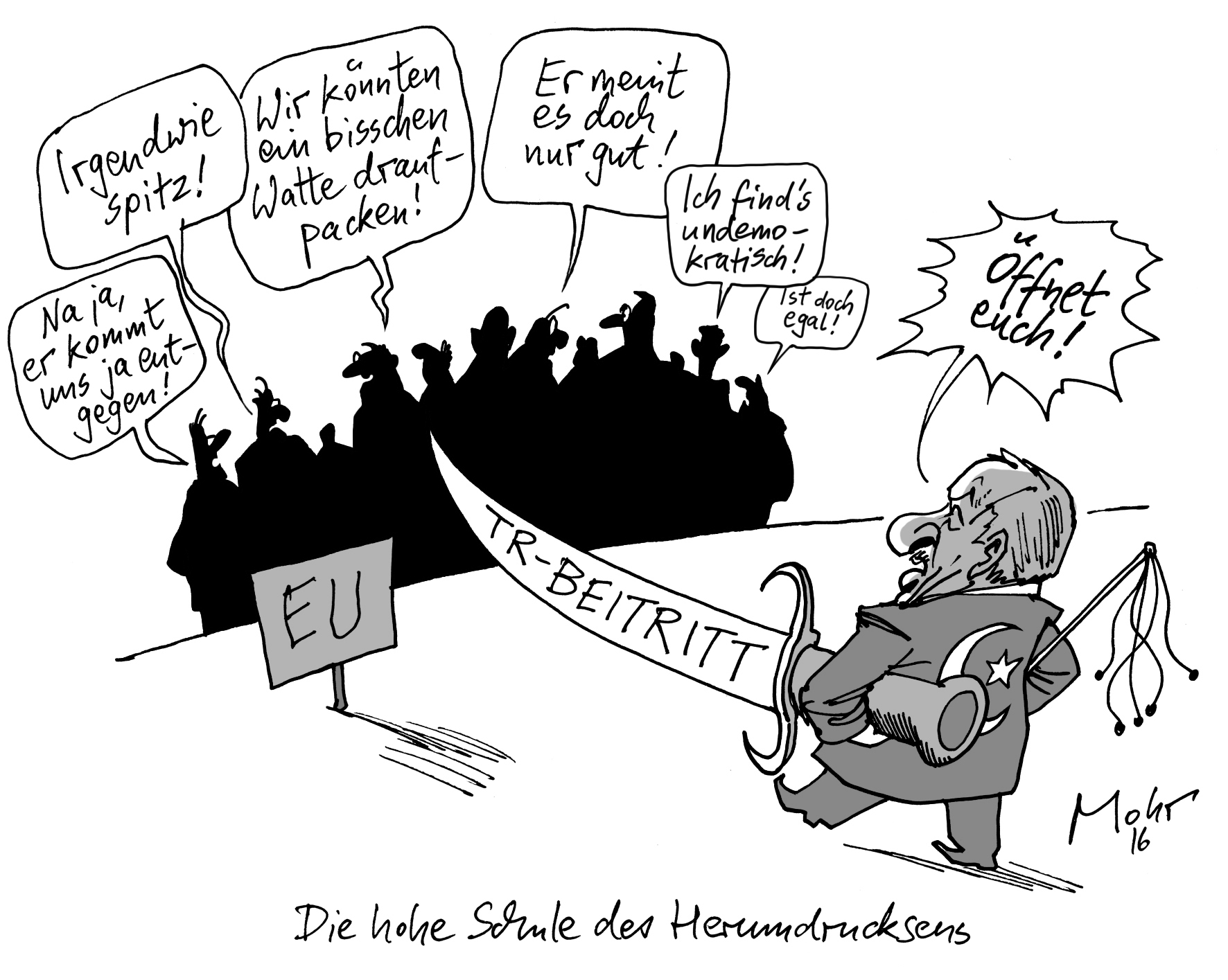 Die hohe Schule des Herumdrucksens