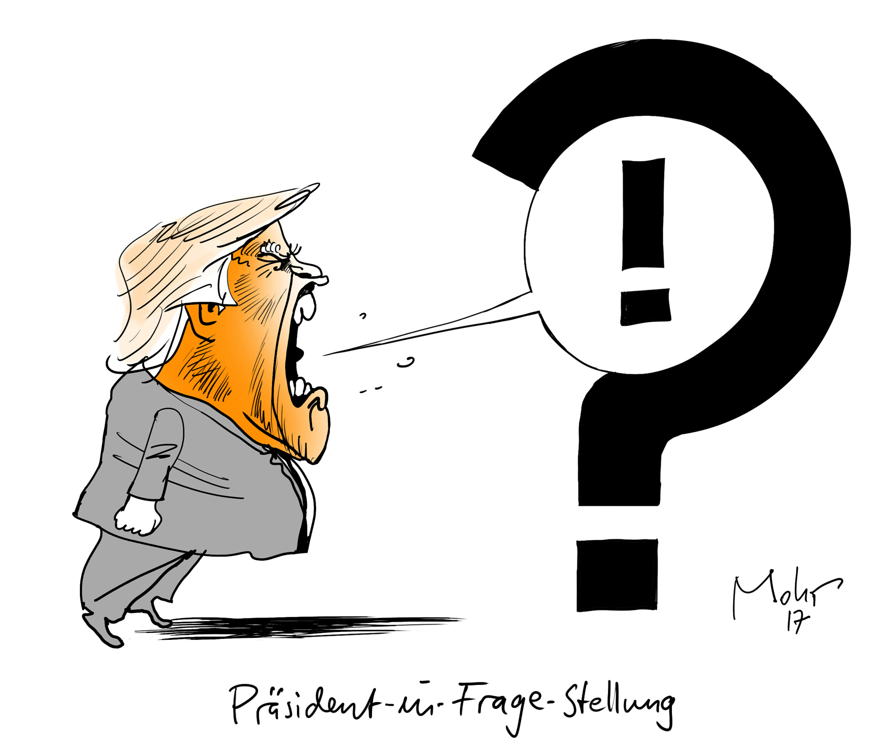 Präsident-in-Frage-Stellung